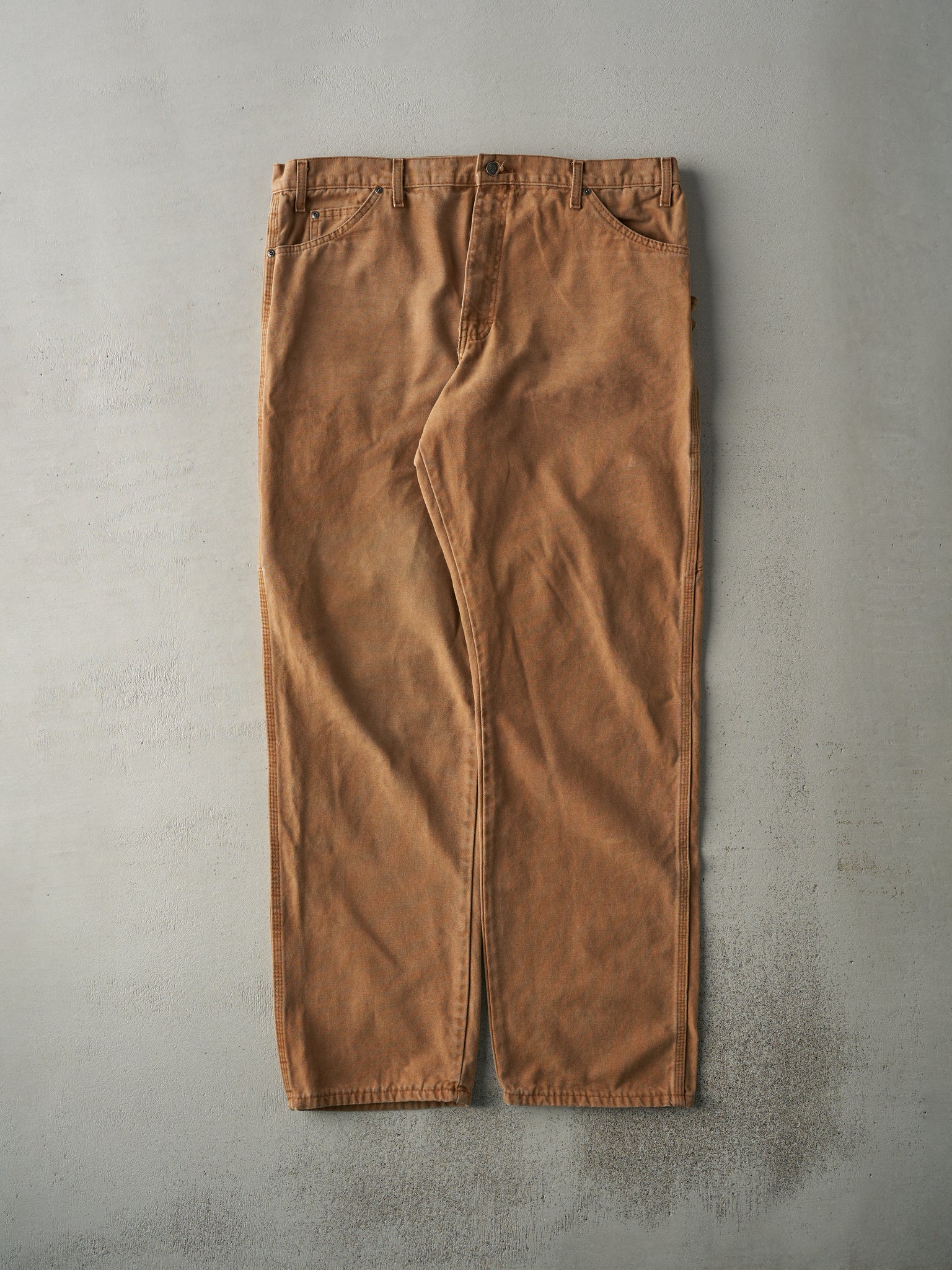 Vintage 90s Camel Brown Dickies Carpenter Pants (38x33.5)