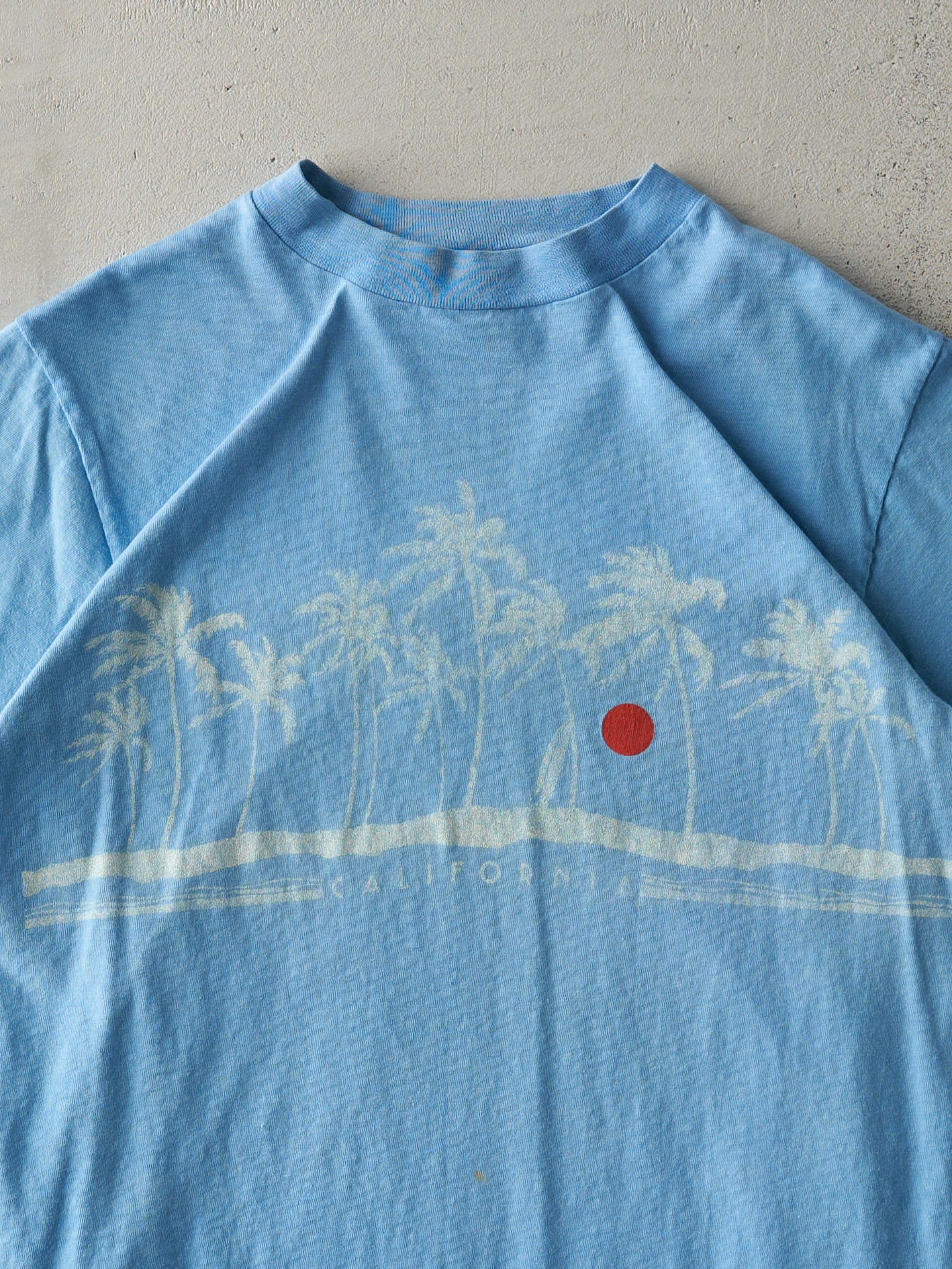 Vintage 80s Blue California Single Stitch Tee (S)