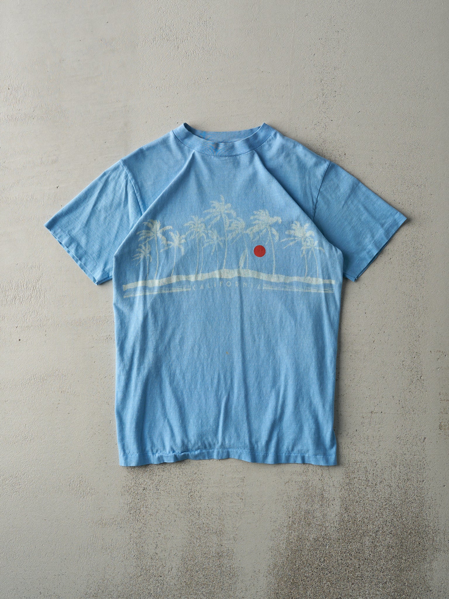 Vintage 80s Blue California Single Stitch Tee (S) – Rebalance Vintage