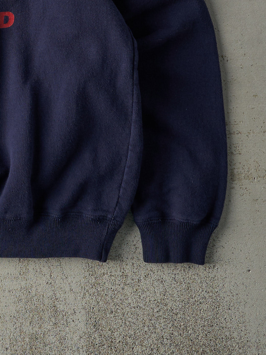 Vintage 90s RARE Navy Blue Roots Turtleneck Crewneck (M)