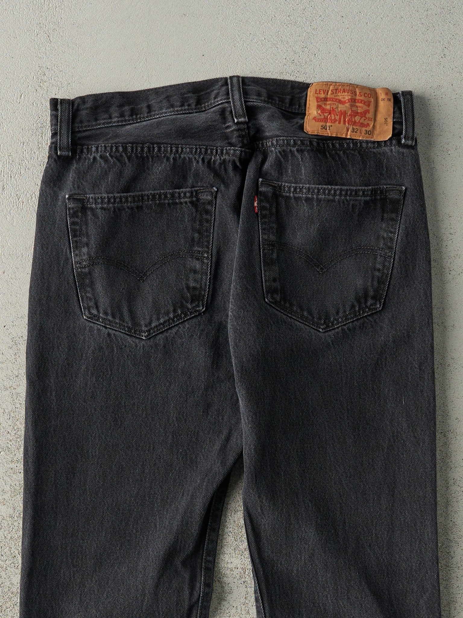 Vintage Y2K Faded Black Levi's 501 Denim Pants (31x29)