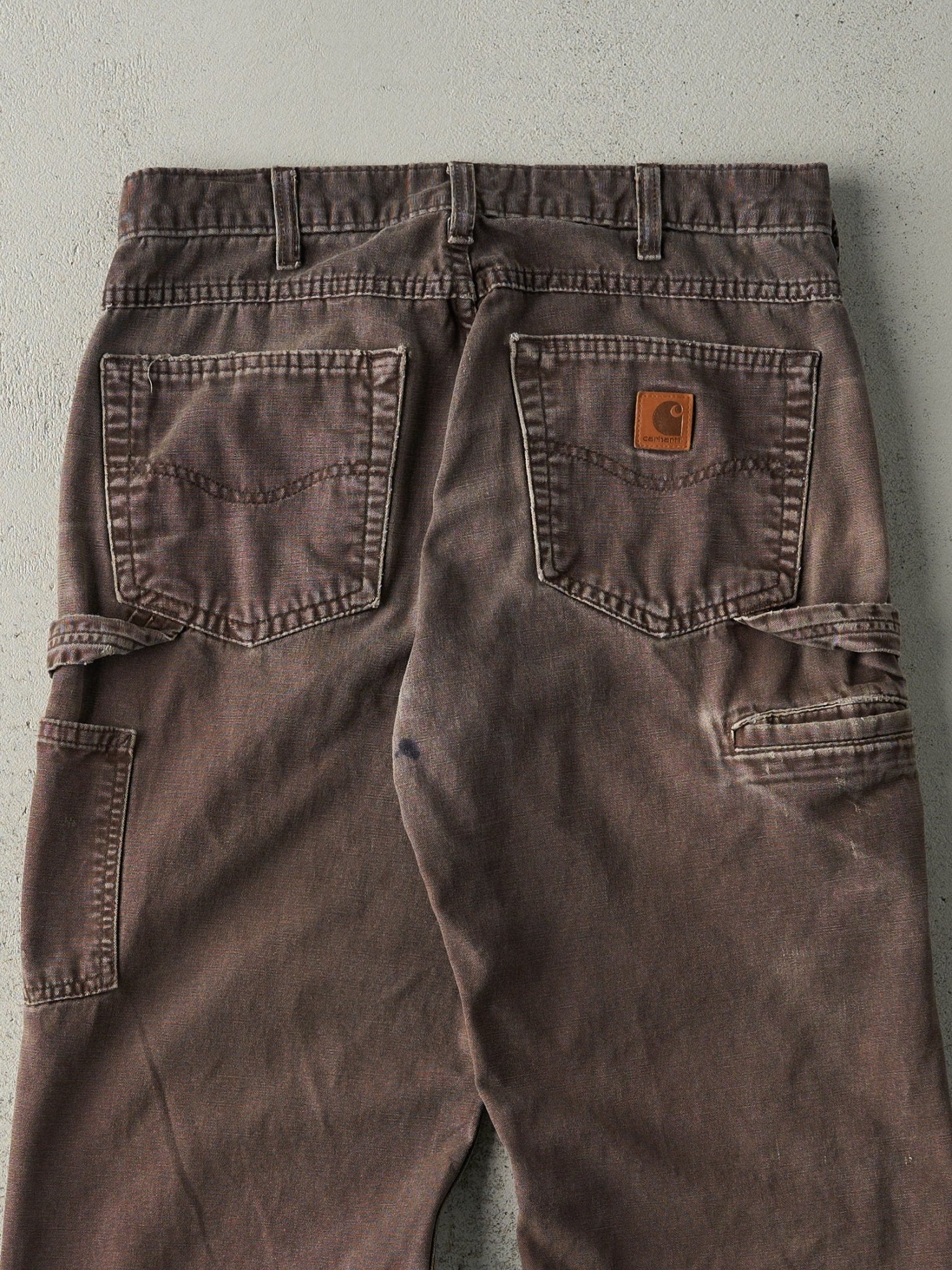 Vintage Y2K Brown Carhartt Lightweight Carpenter Pants (32x28.5)