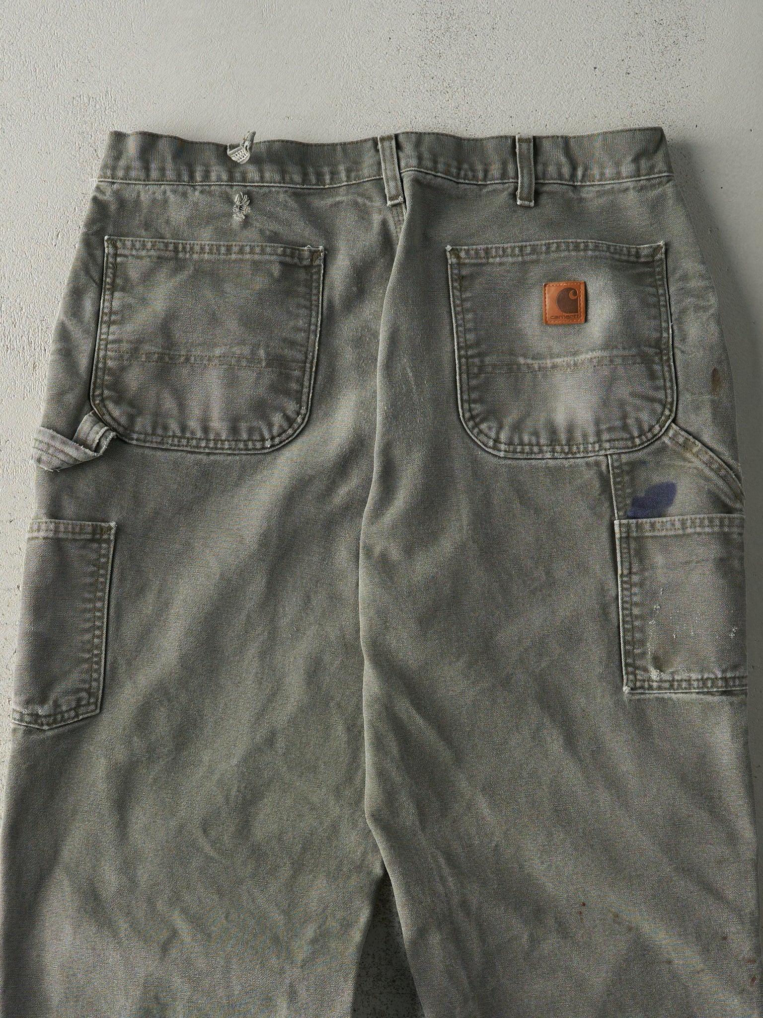 Vintage 90s Green Carhartt Carpenter Pants (35.5x29)