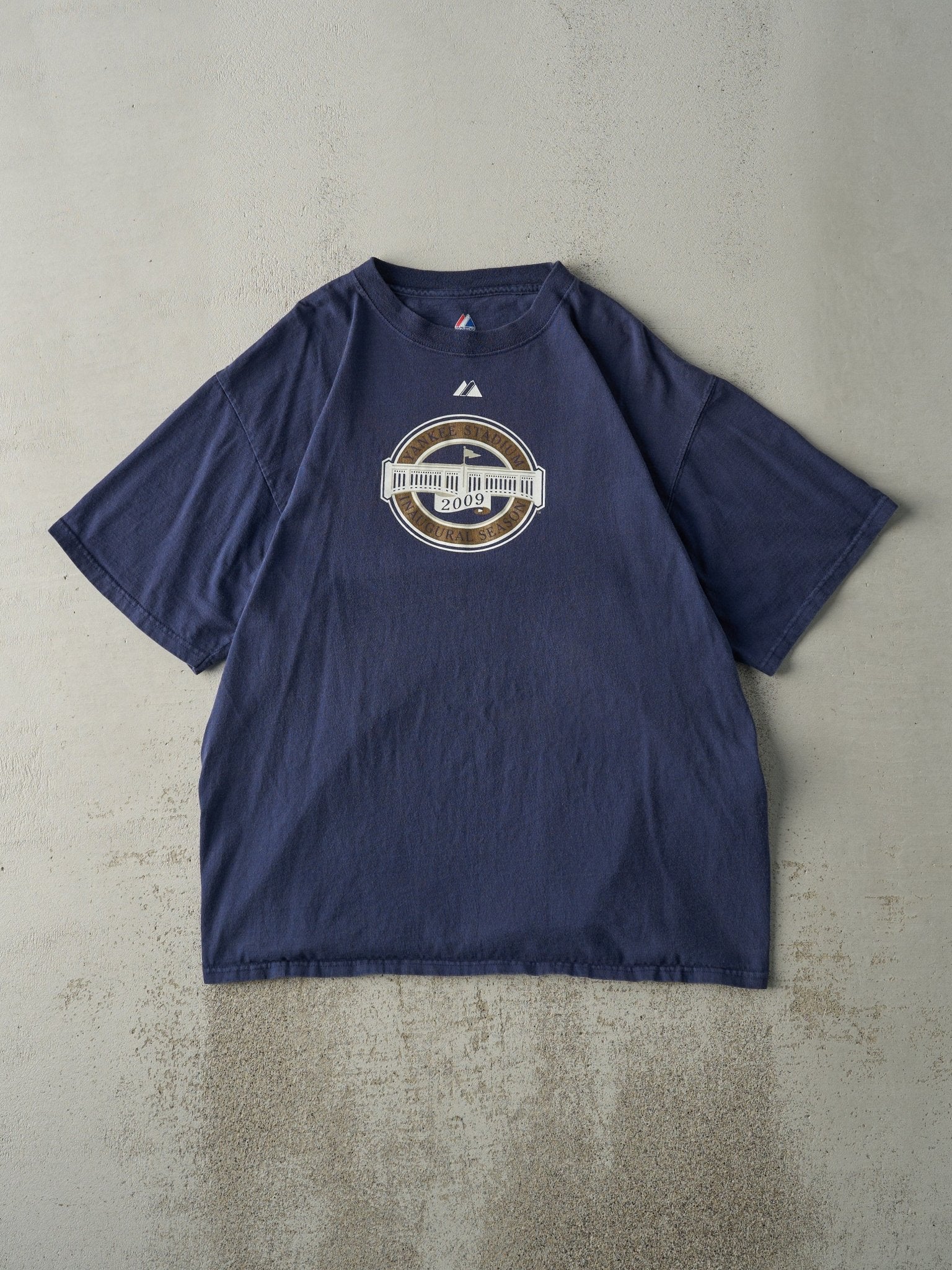 Vintage 09' Navy Blue Yankees Stadium Opening Tee (L)