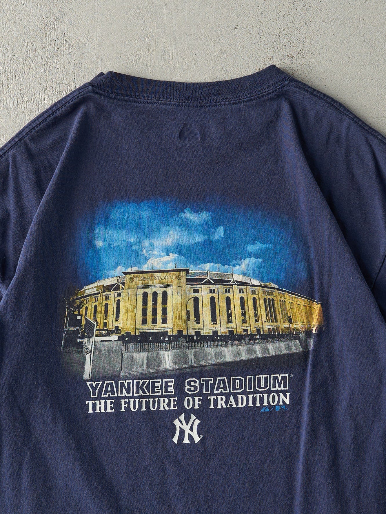 Vintage 09' Navy Blue Yankees Stadium Opening Tee (L)