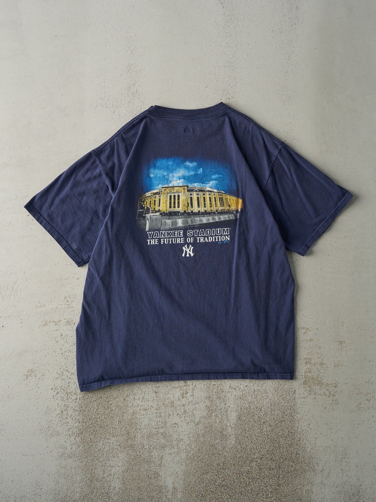 Vintage 09' Navy Blue Yankees Stadium Opening Tee (L)