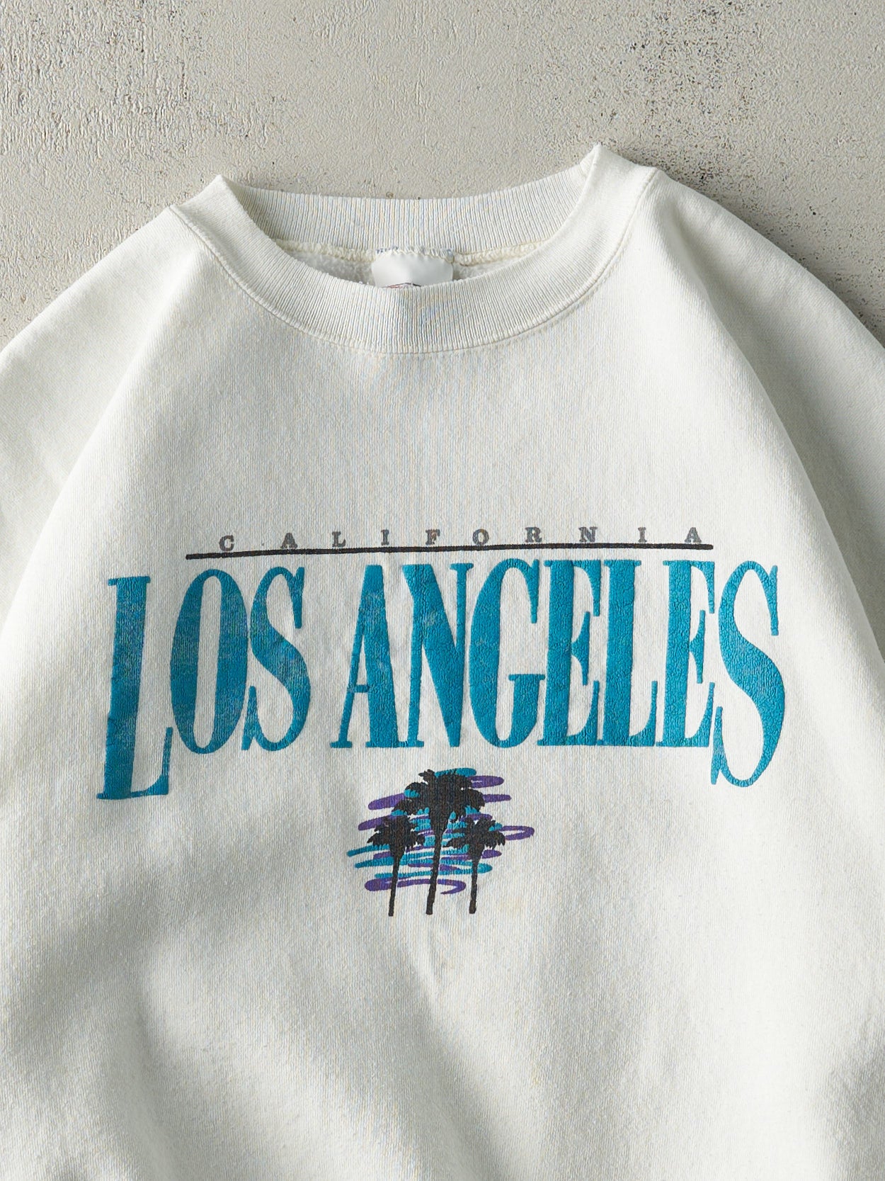 Vintage 90s White Los Angeles California Crewneck (L/XL)