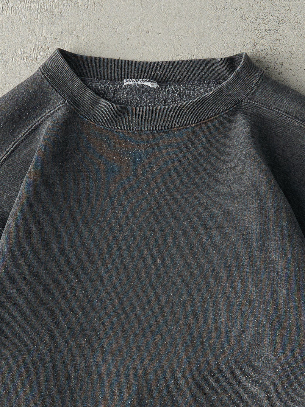 Vintage 90s Charcoal Grey Blank Crewneck (M)