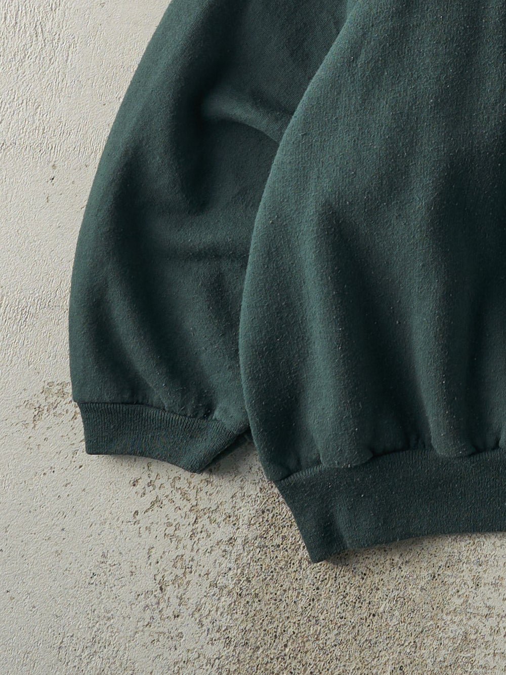 Vintage 90s Forest Green Blank Boxy Crewneck (XL)