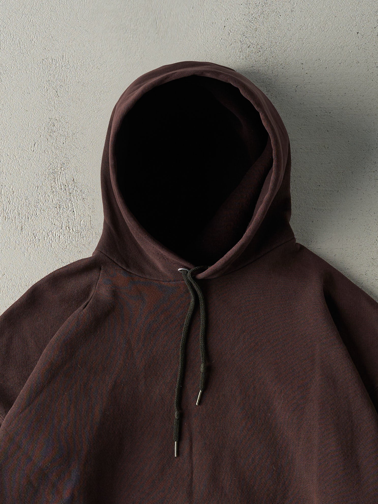 Vintage 90s Brown Blank Hoodie (XL)