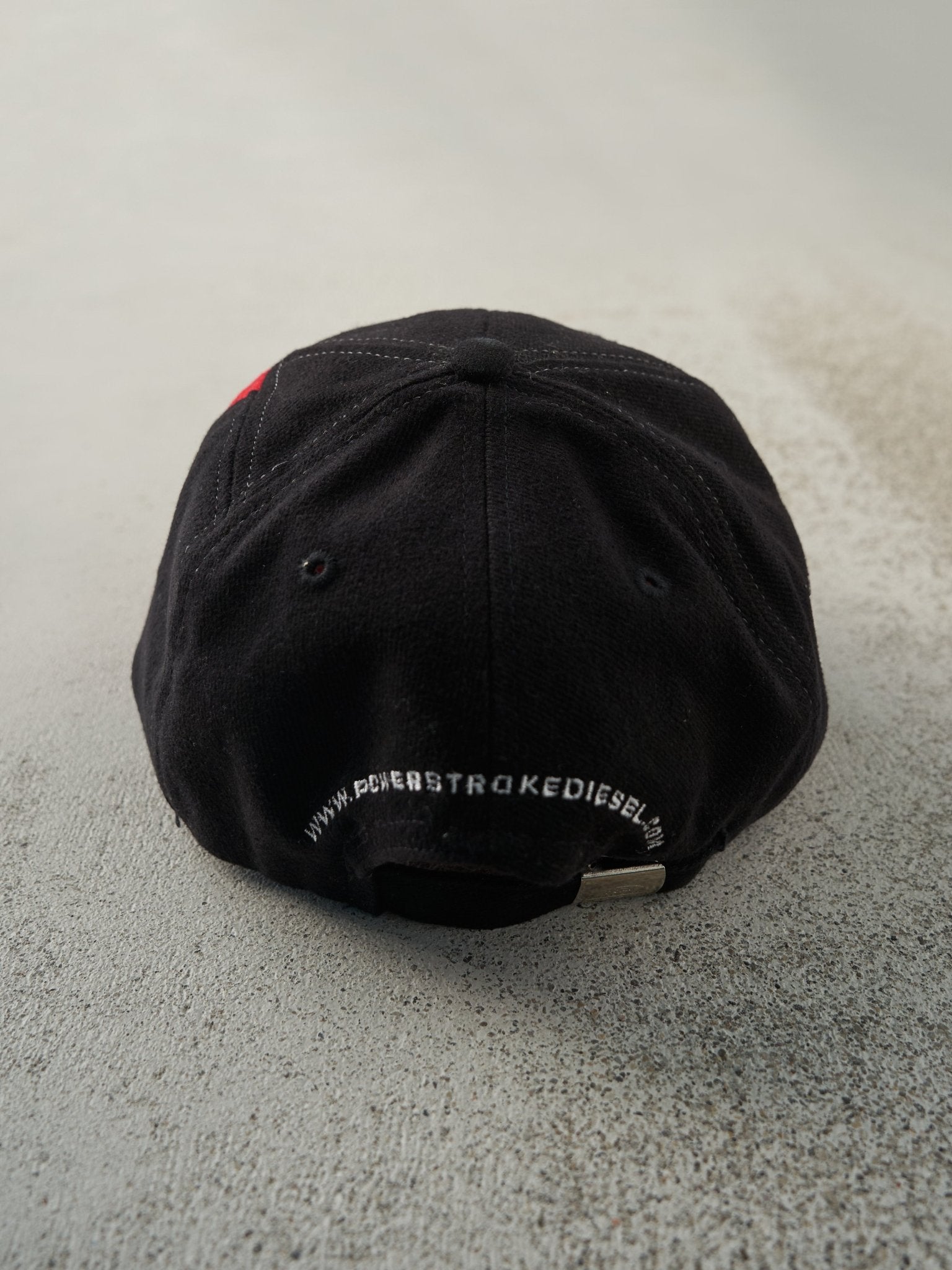 Vintage Y2K Black Ford Power Stroke Diesel Strapback Hat