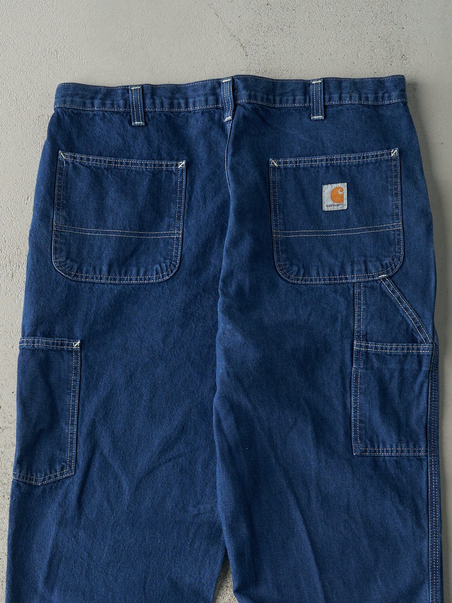 Vintage Y2K Dark Wash Carhartt Dungaree Fit Jeans (36x32)