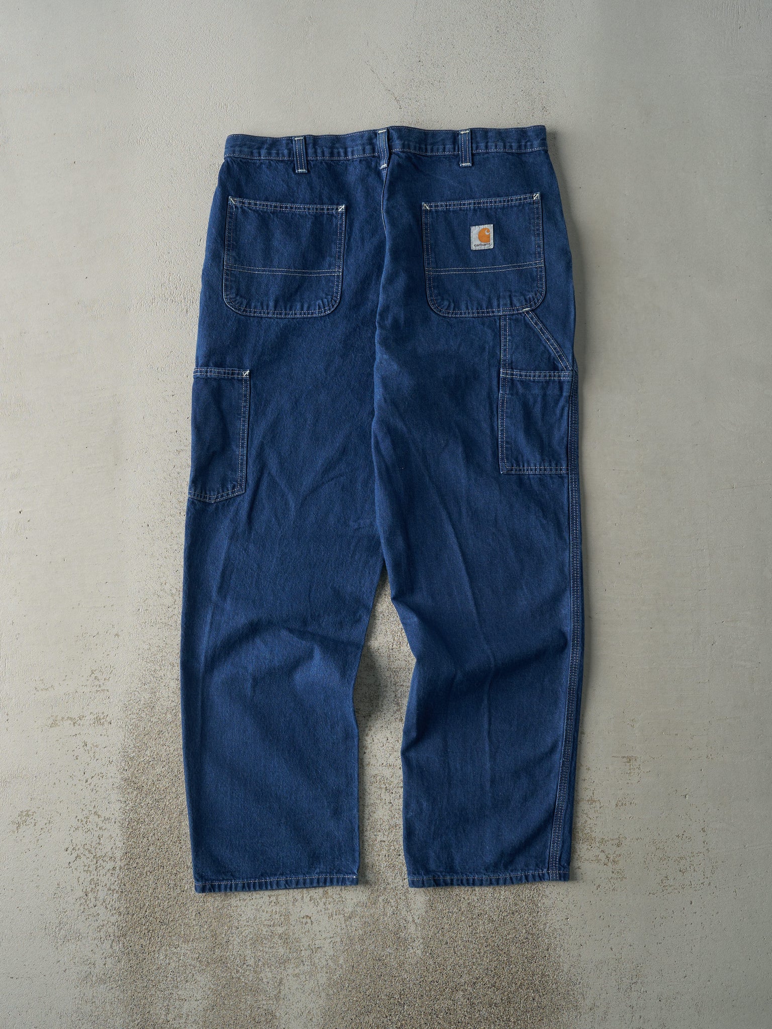 Vintage Y2K Dark Wash Carhartt Dungaree Fit Jeans (36x32)