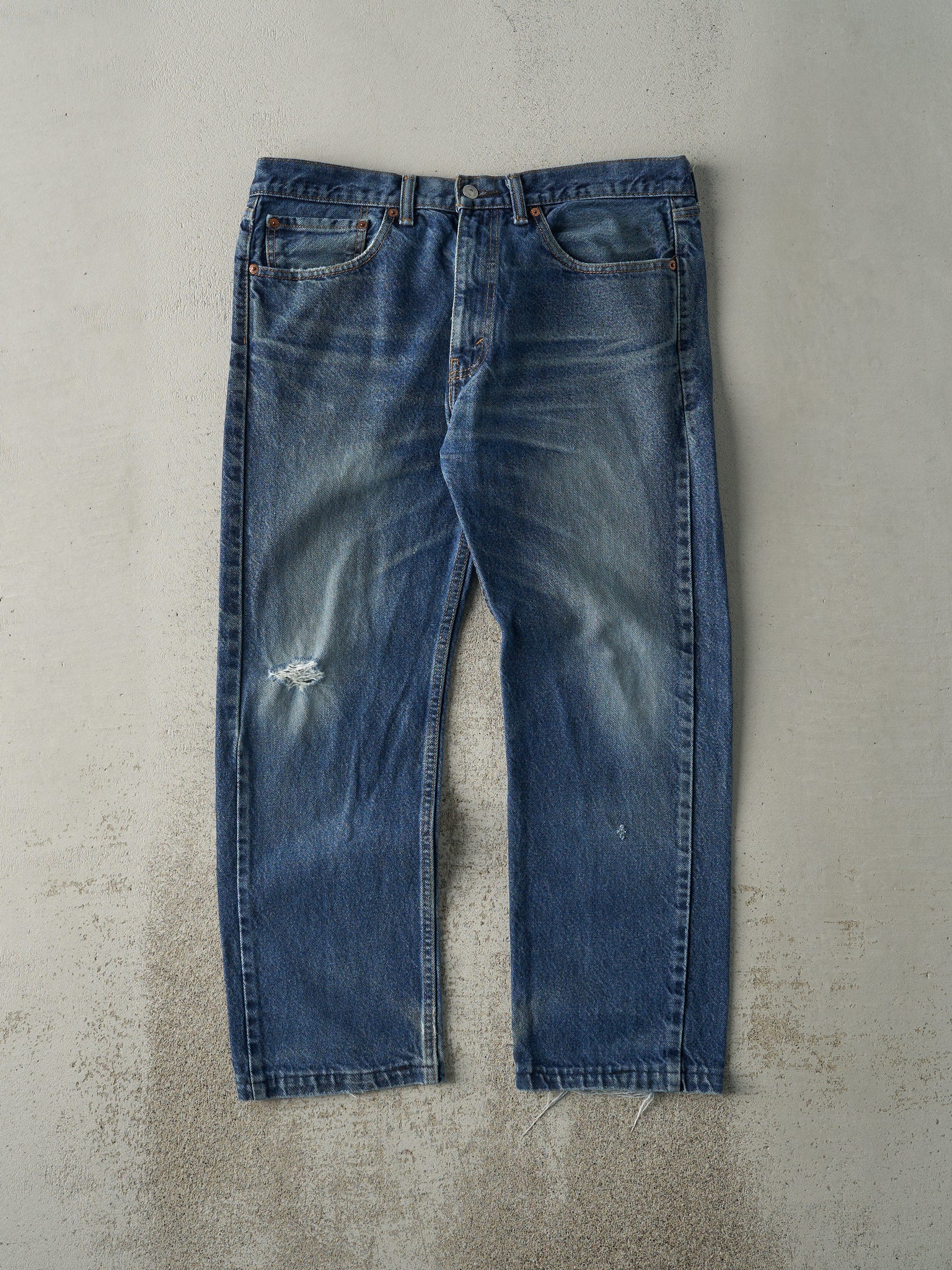 Vintage Y2K Dark Wash Levi's 505 Jeans (36x27)