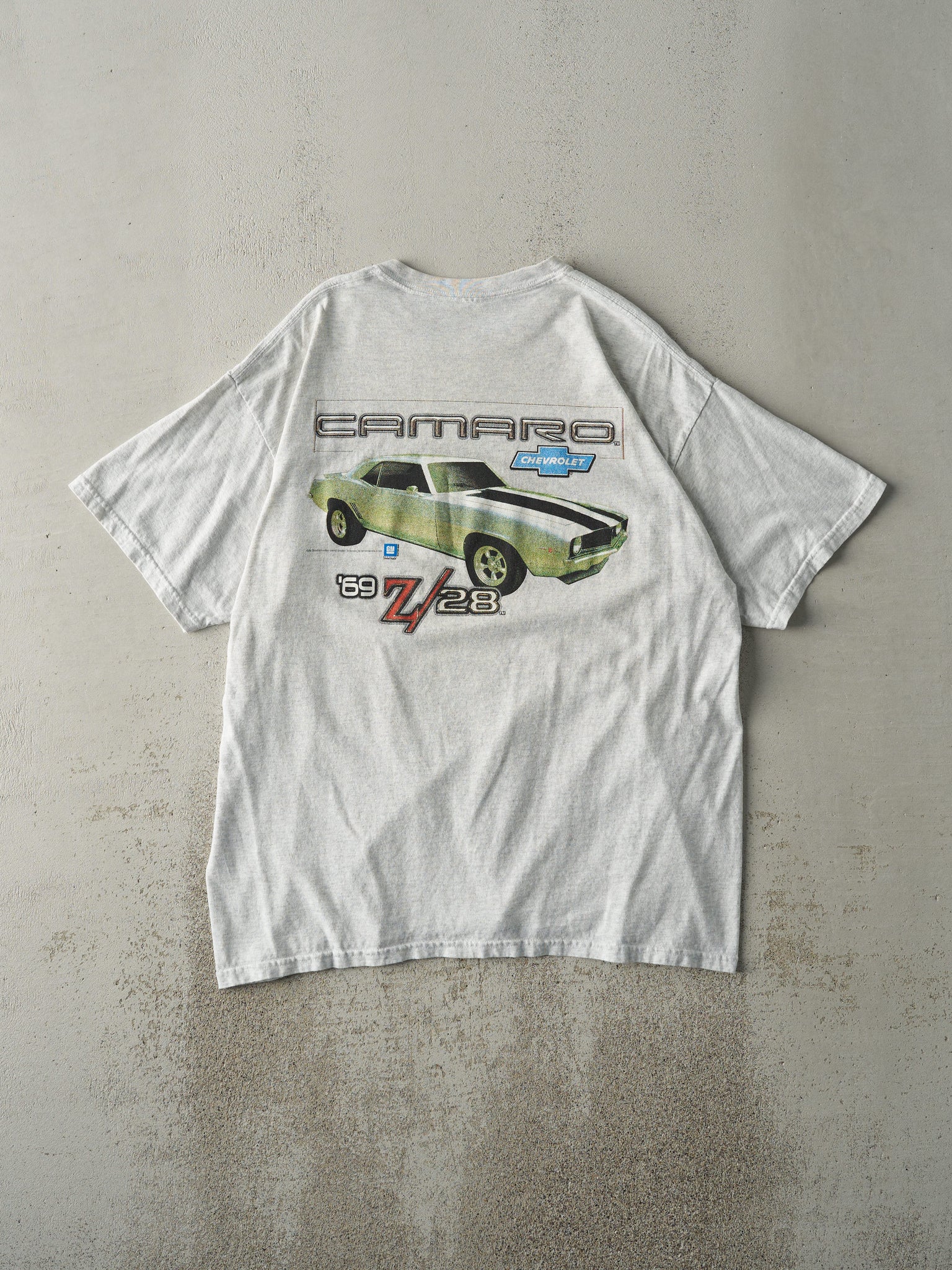 Vintage 90s Heather Grey Chevrolet Camaro Tee (L)