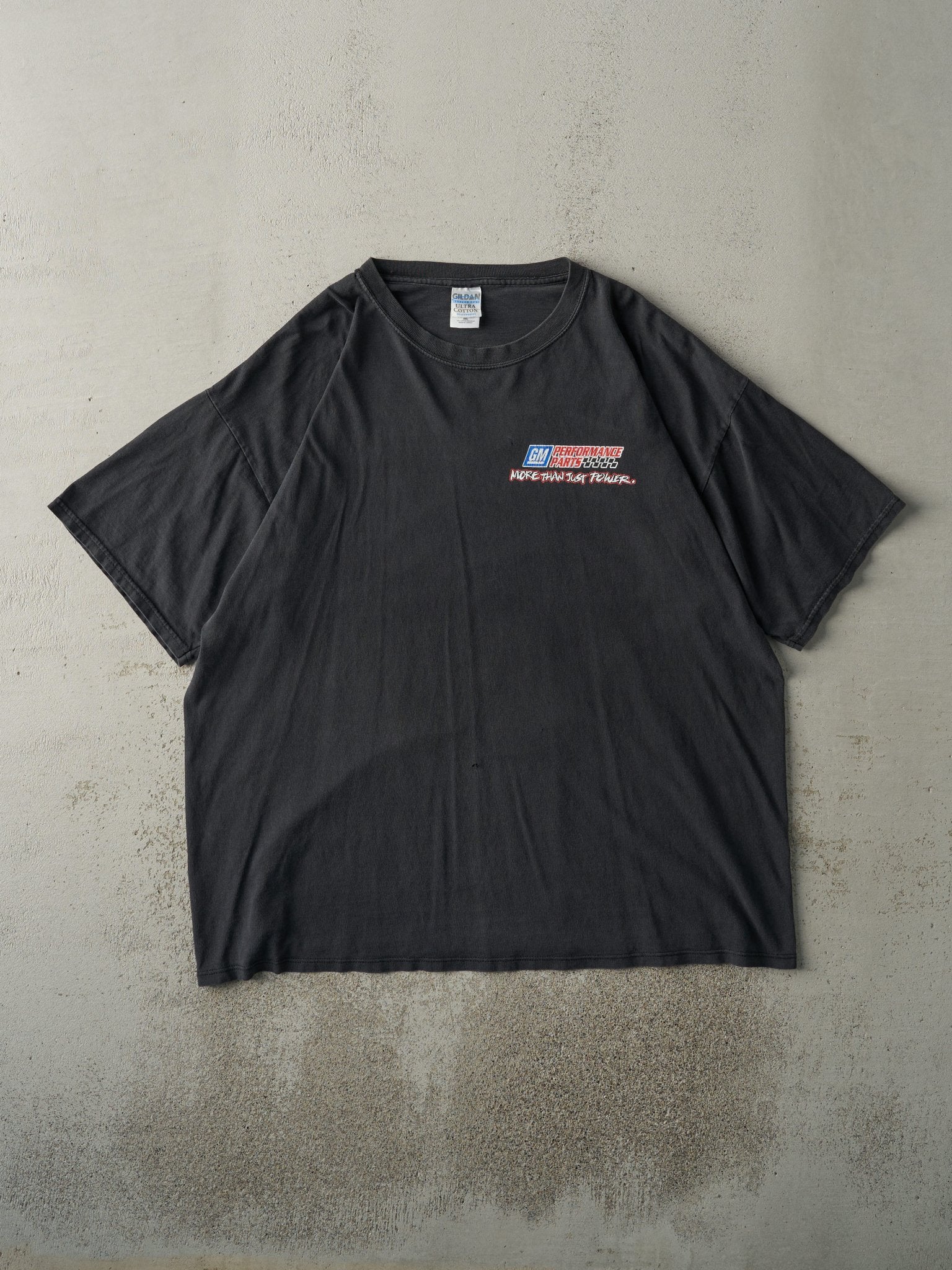 Vintage Y2K Faded Black GM Performance Parts Tee (L/XL)