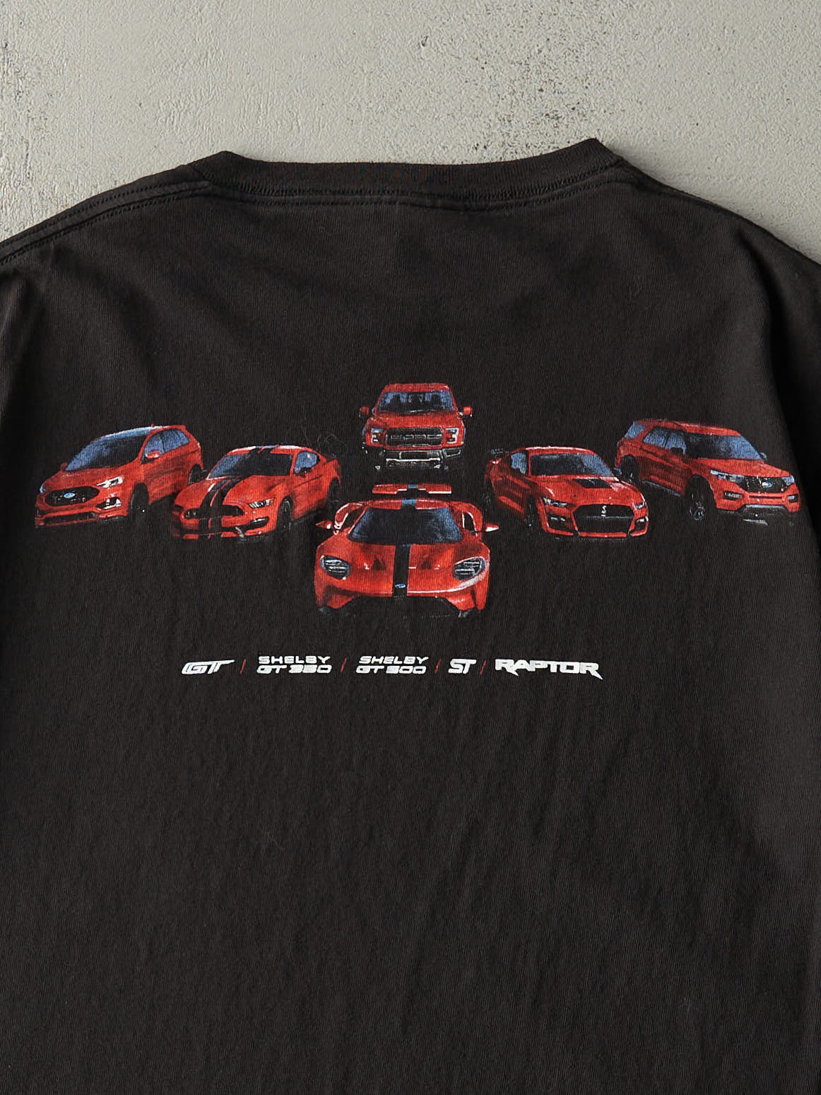 Vintage Y2K Black Ford Performance Tee (M)