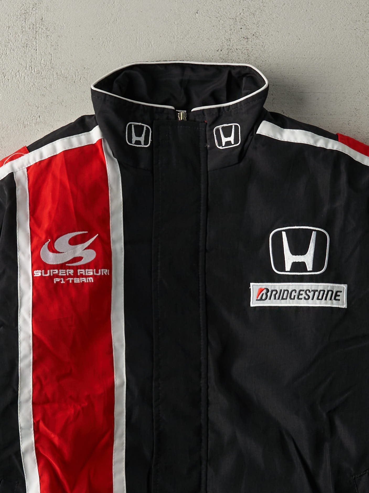 Vintage Y2K Black & Red F-1 Honda Racing Jacket (XXL) – Rebalance
