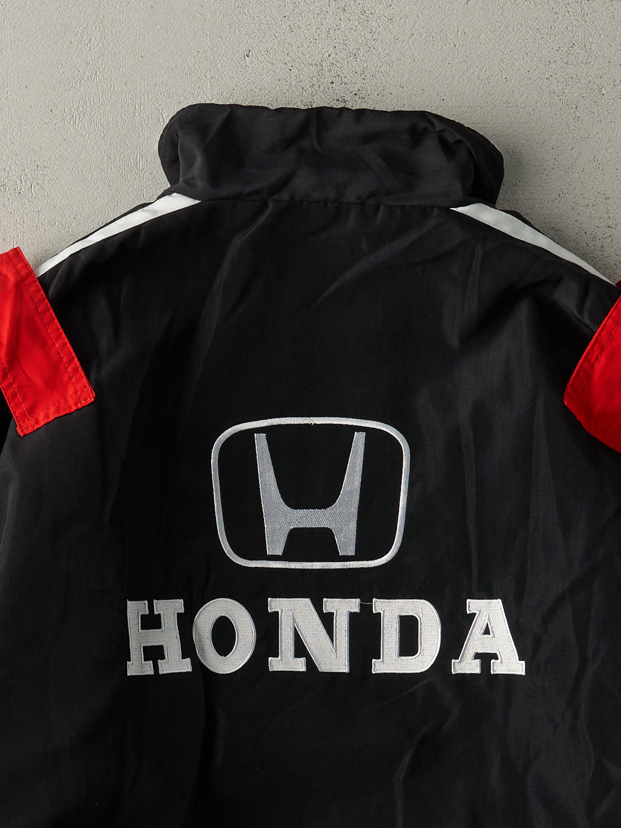 Vintage Y2K Black & Red F-1 Honda Racing Jacket (XL)