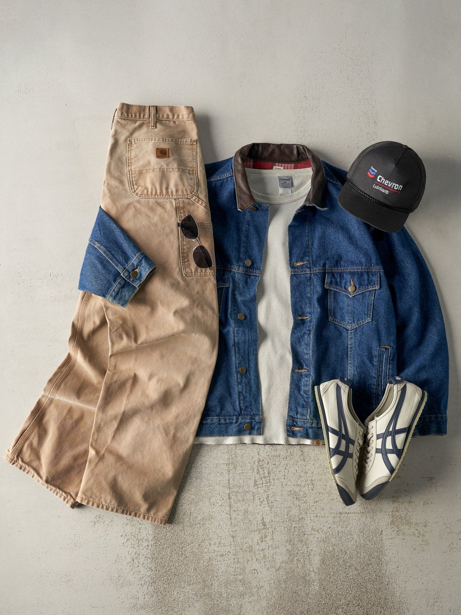Vintage 80s Dark Wash Marlboro Denim Jacket (L)