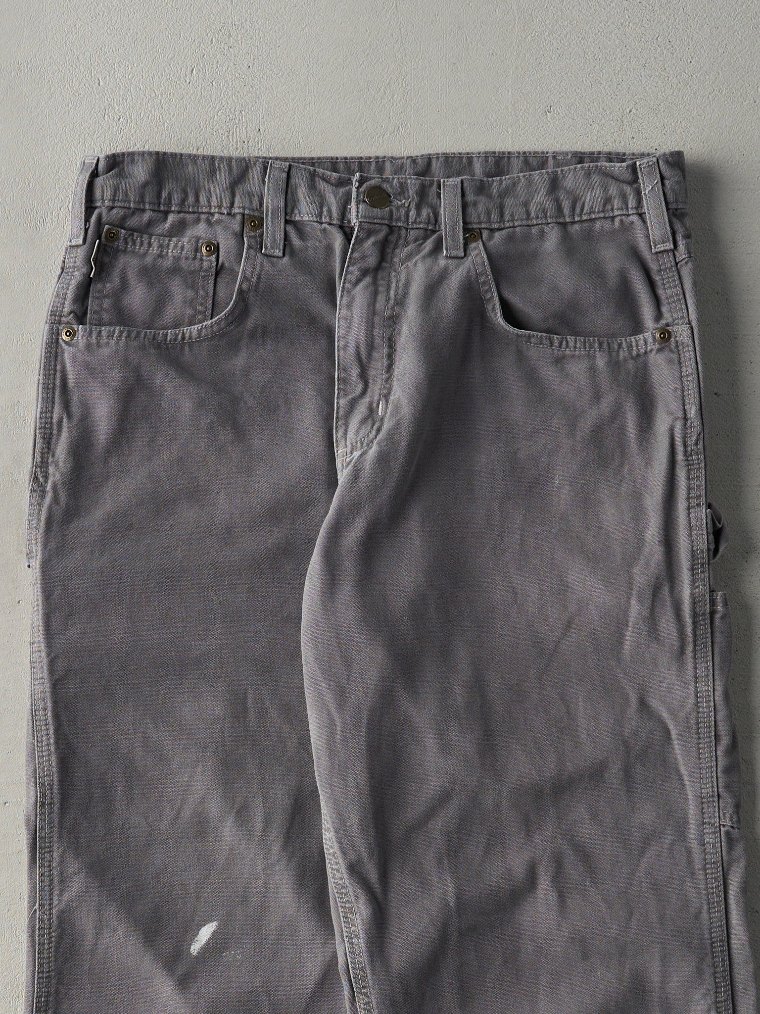 Vintage Y2K Grey Loose Fit Carhartt Carpenter Pants (32x30.5)