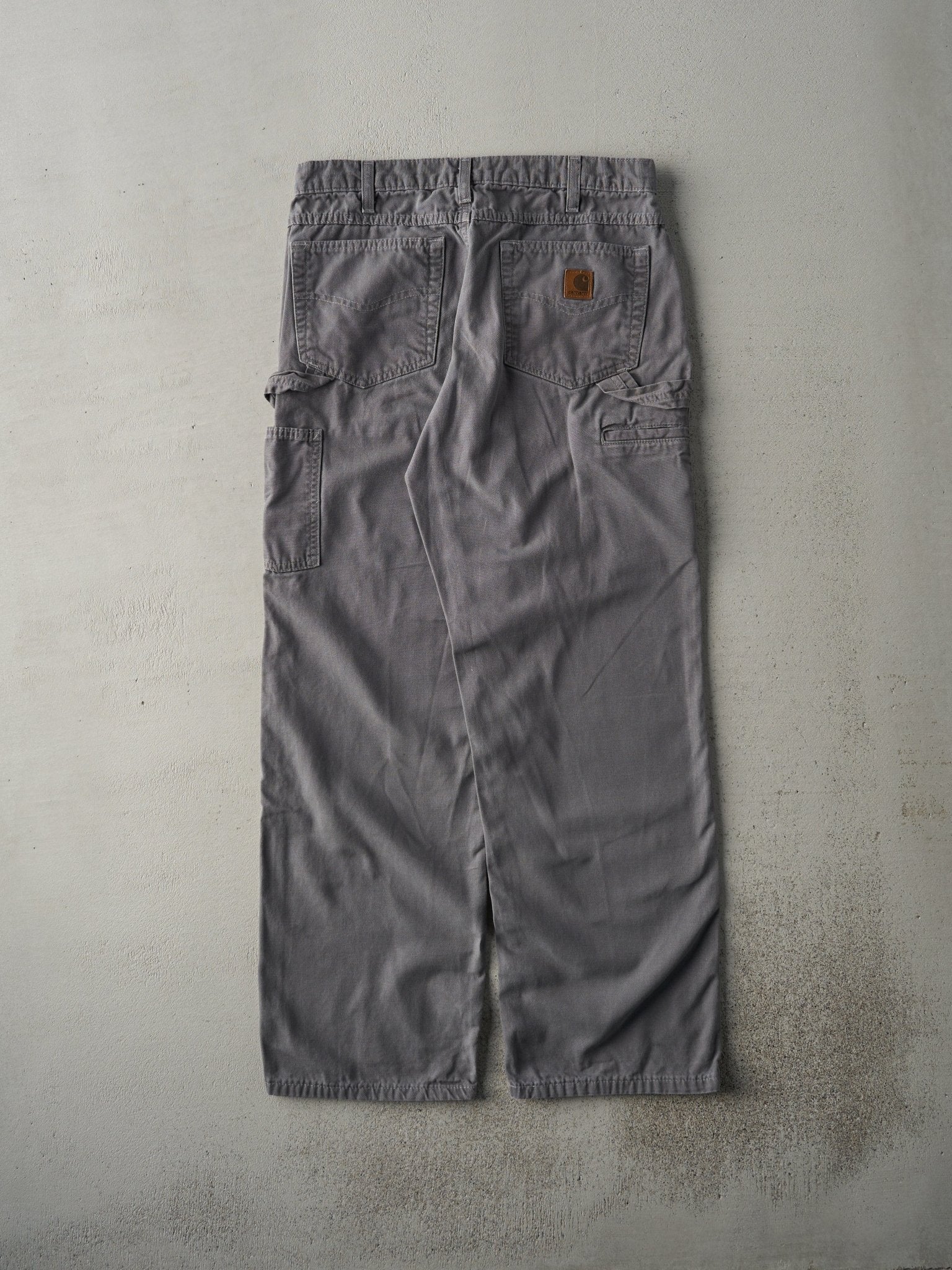Vintage Y2K Grey Loose Fit Carhartt Carpenter Pants (32x30.5)
