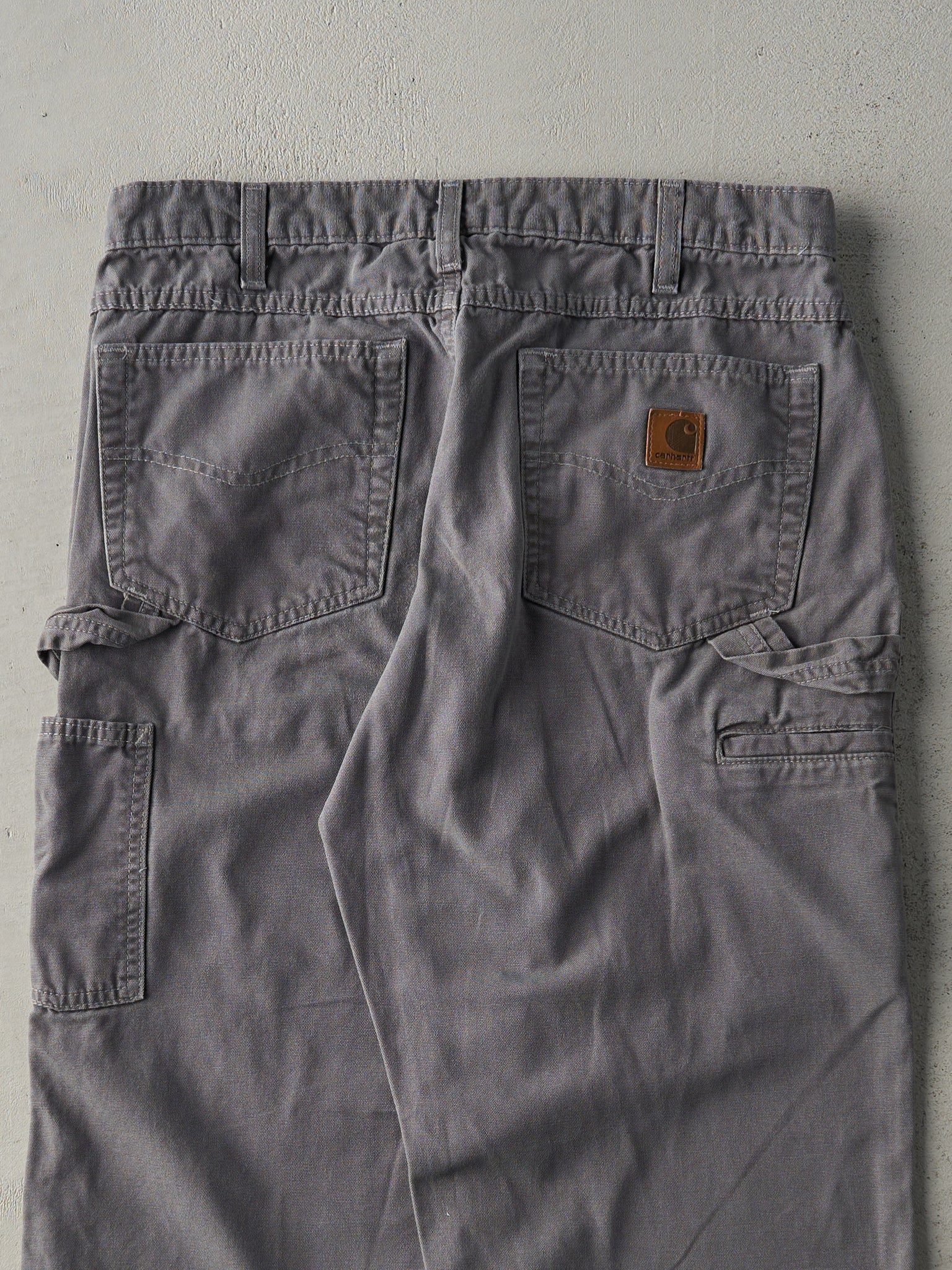 Vintage Y2K Grey Loose Fit Carhartt Carpenter Pants (32x30.5)