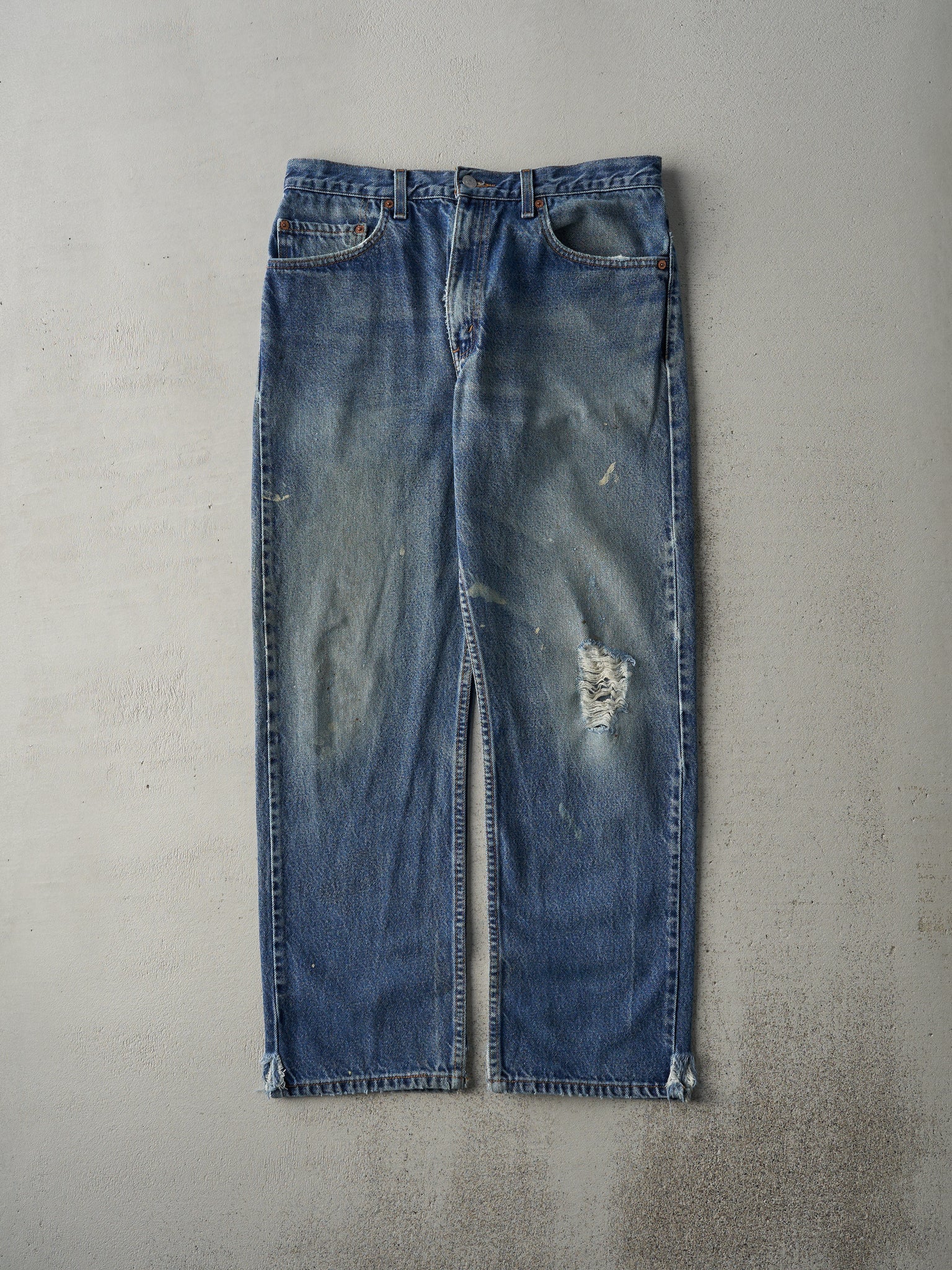 Vintage 90s Mid Wash Levi's 505 Jeans (33x28.5)