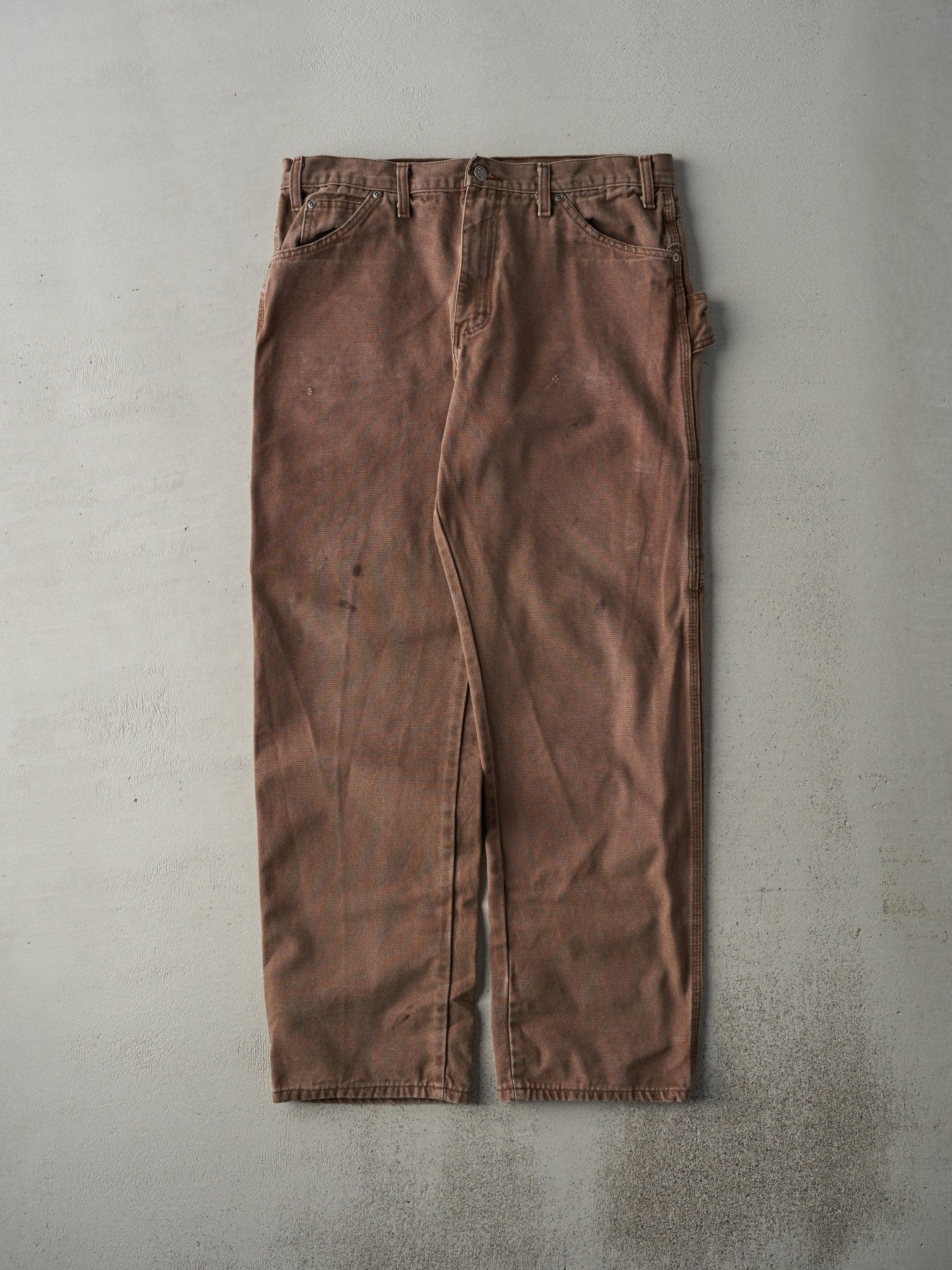 Vintage 90s Chocolate Brown Dickies Carpenter Pants (35x31.5)