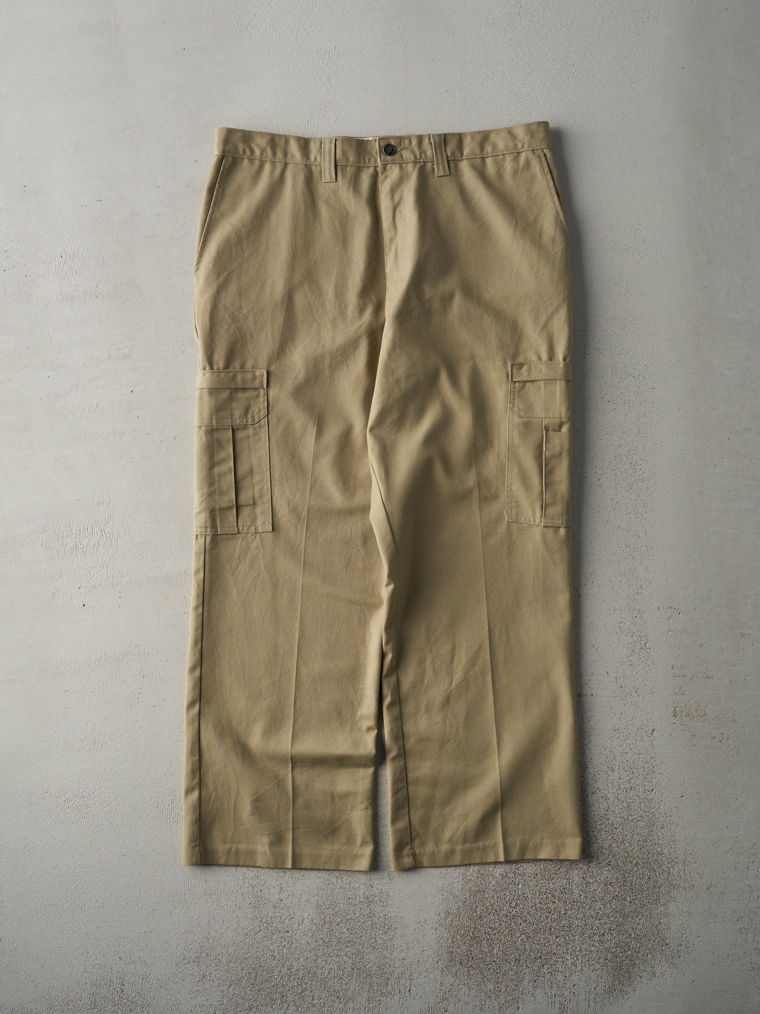Vintage Y2K Beige Dickies Cargo Pants (37x29)