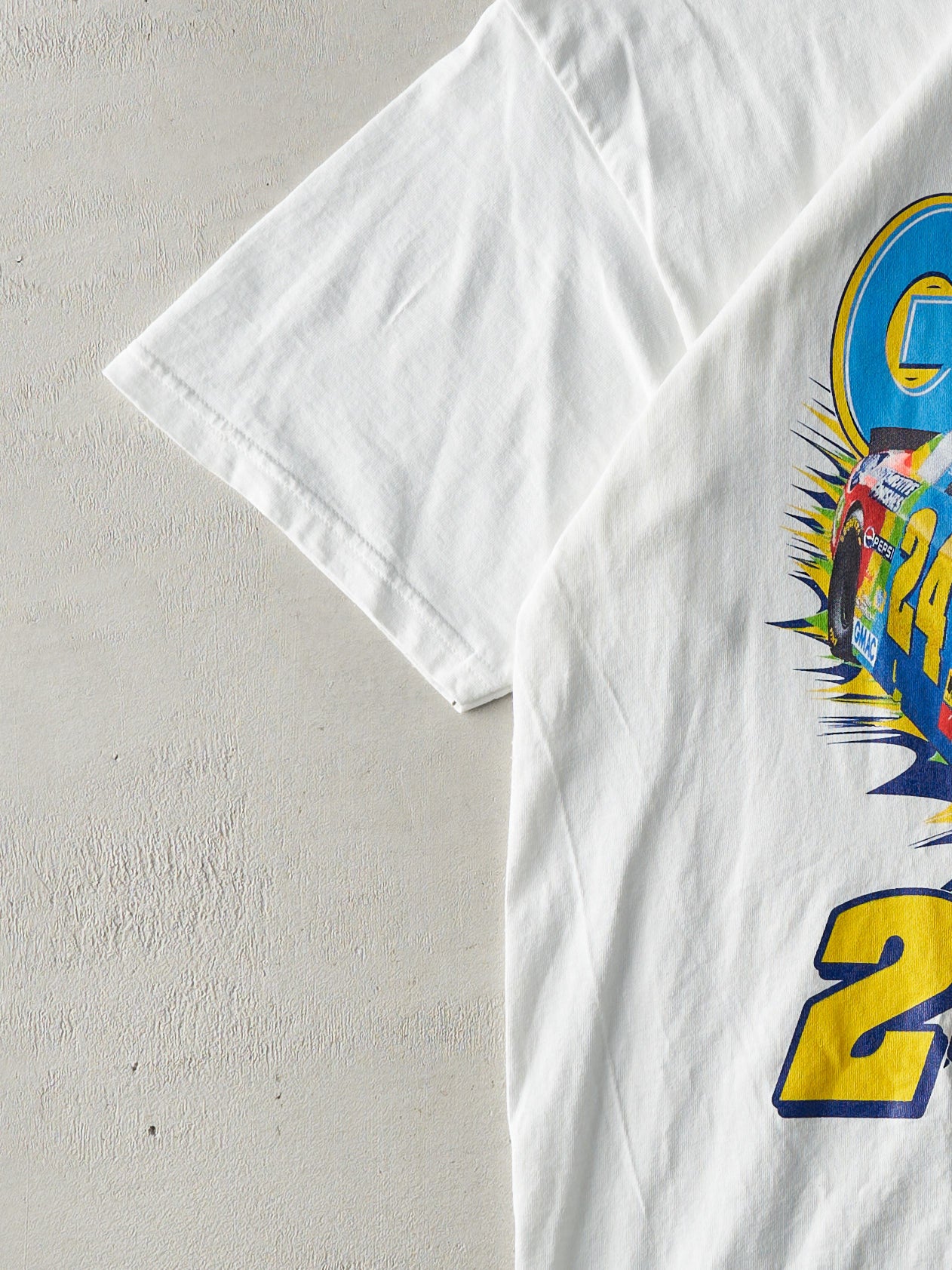 Vintage 98' White Jeff Gordon Nascar Tee (L)