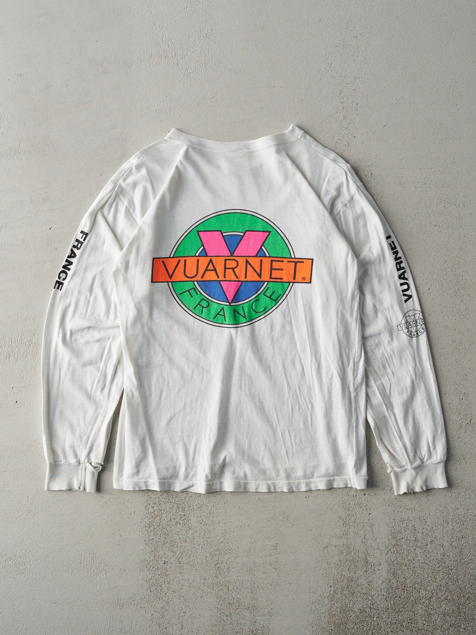 Vintage 90s White Vuarnet Long Sleeve (S)