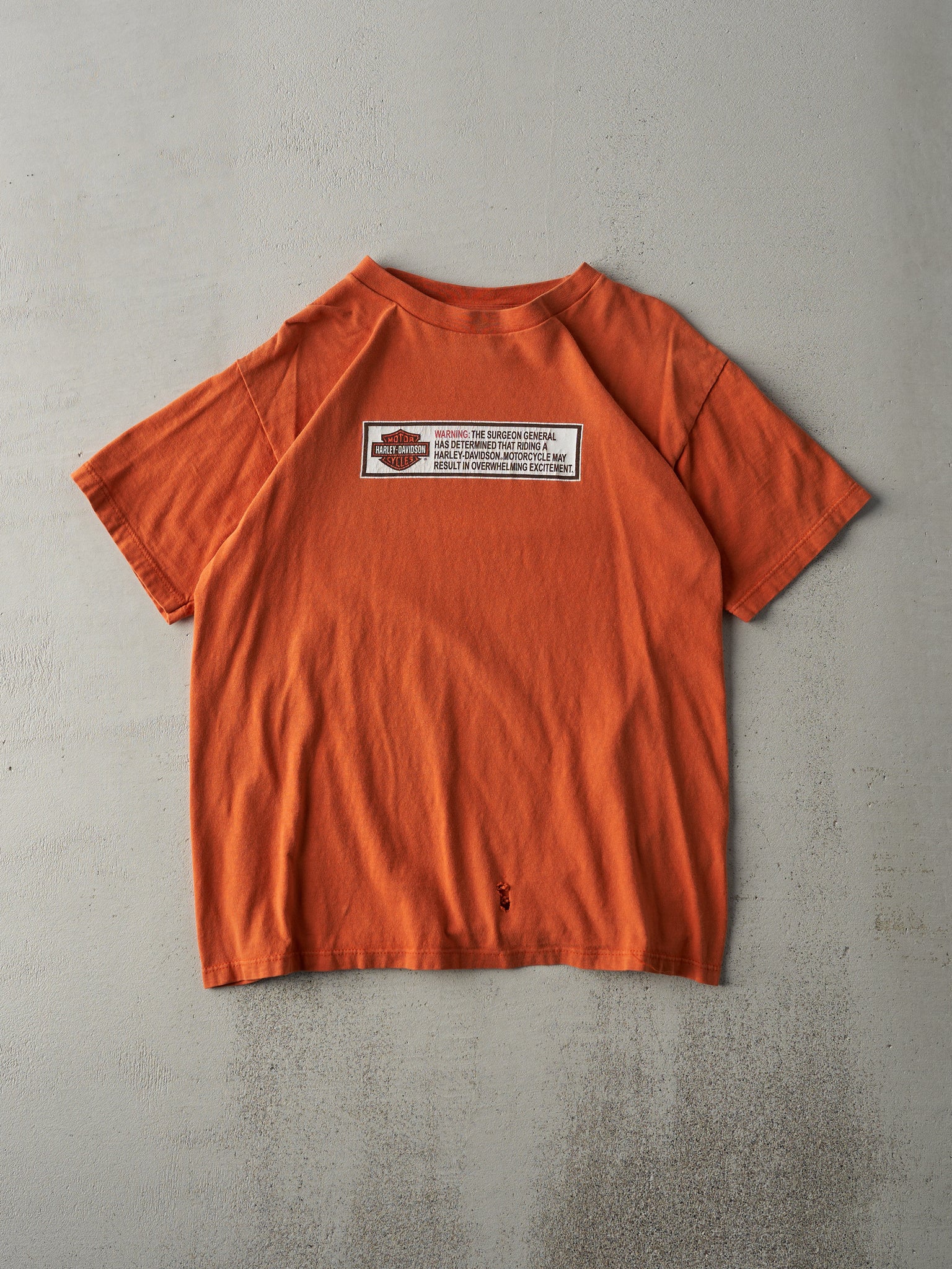 Vintage 00' Orange Evansville Indiana Harley Davidson Tee (M)