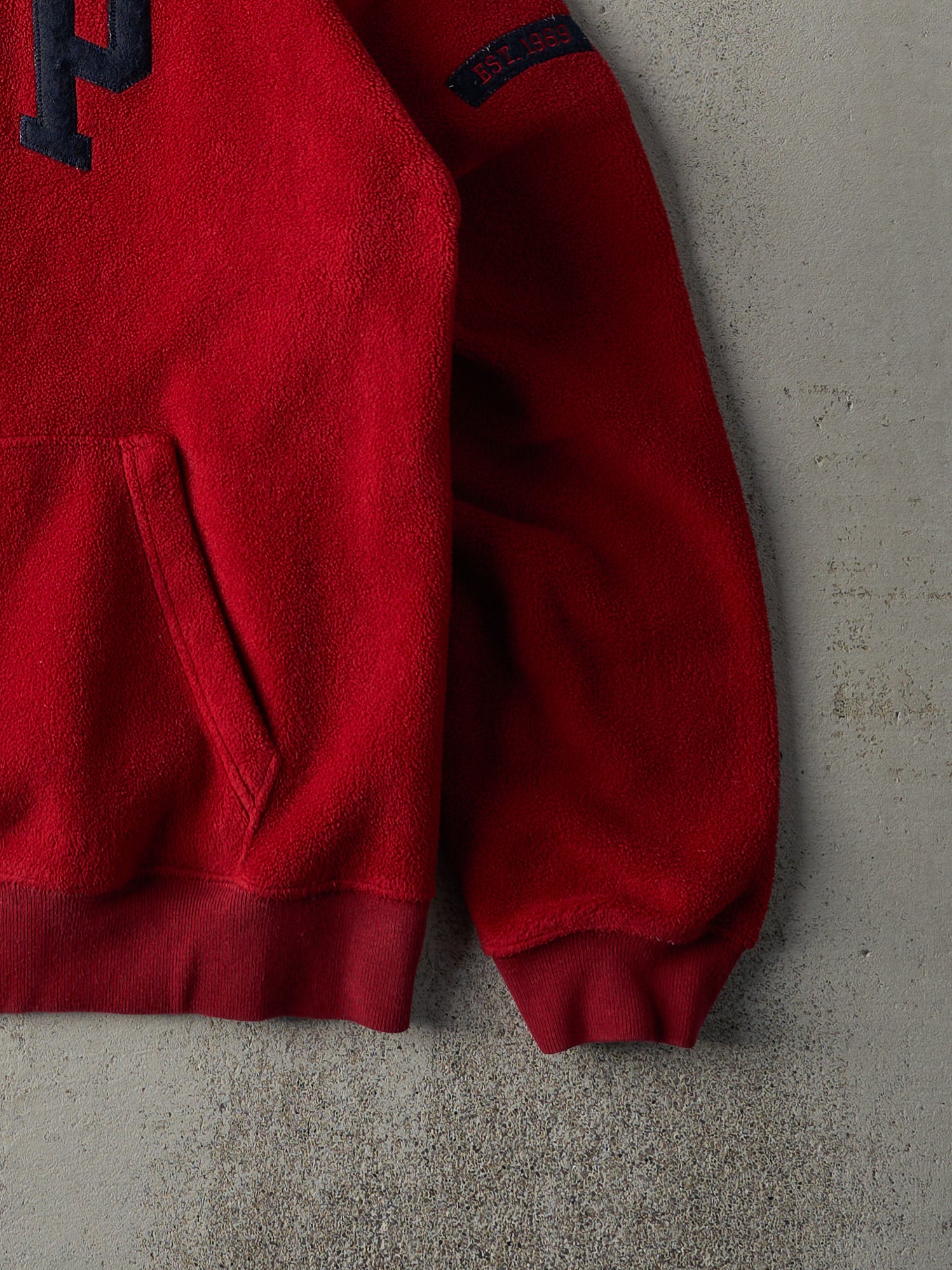 Vintage Y2K Burgundy Gap Fleece Hoodie (M/L)