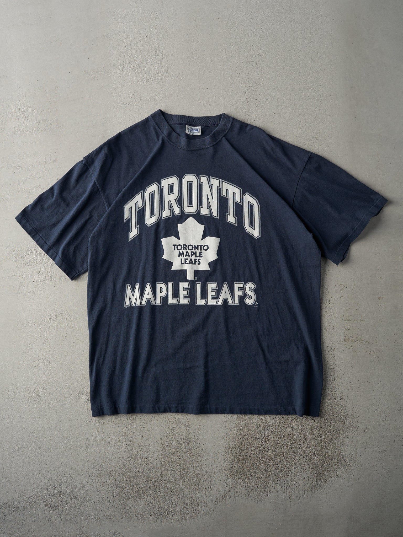 Vintage 90s Navy Blue Toronto Maple Leafs Tee (L/XL)