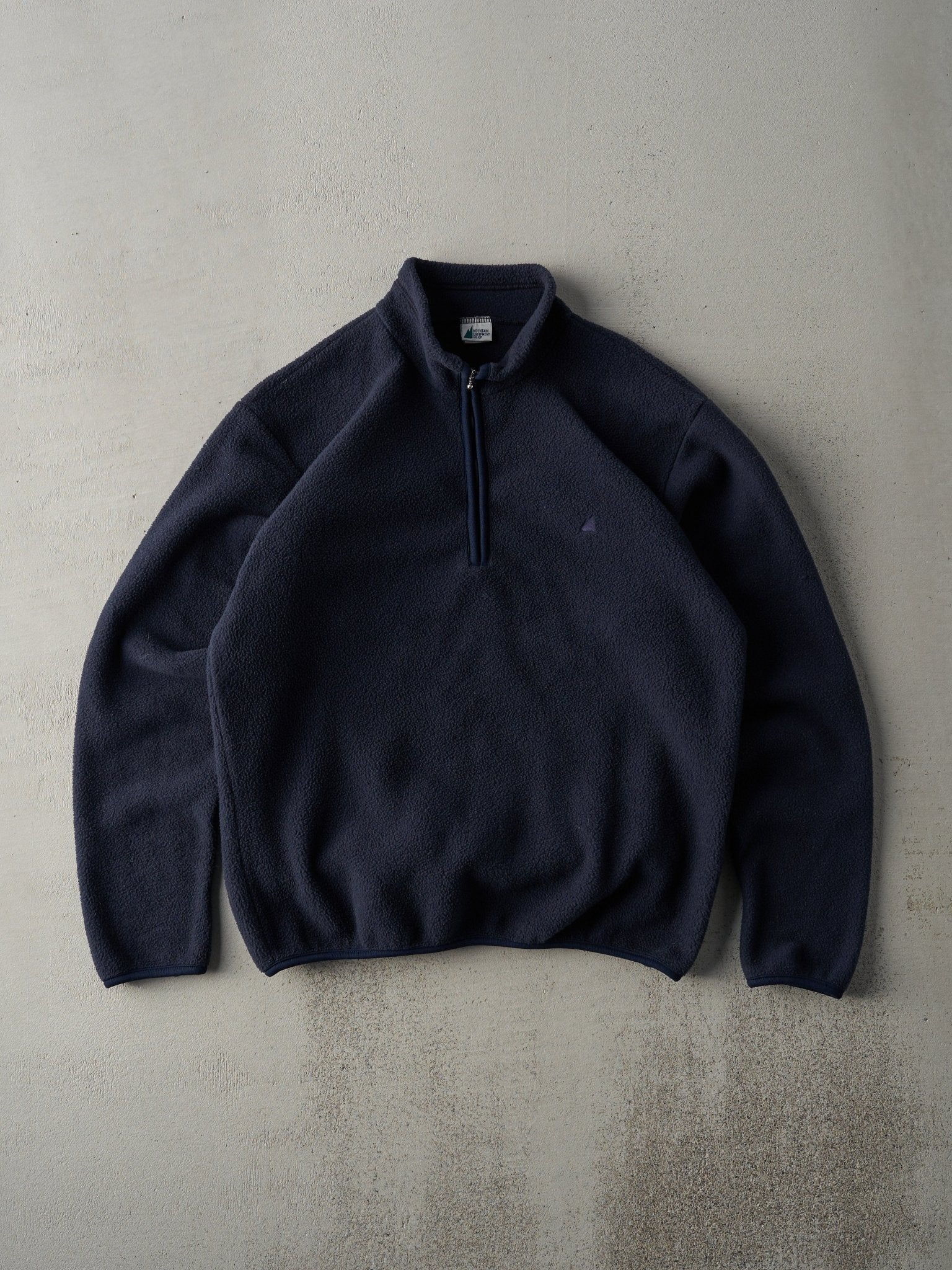Vintage 90s Navy MEC Quarter Zip Fleece Sweater (M/L)