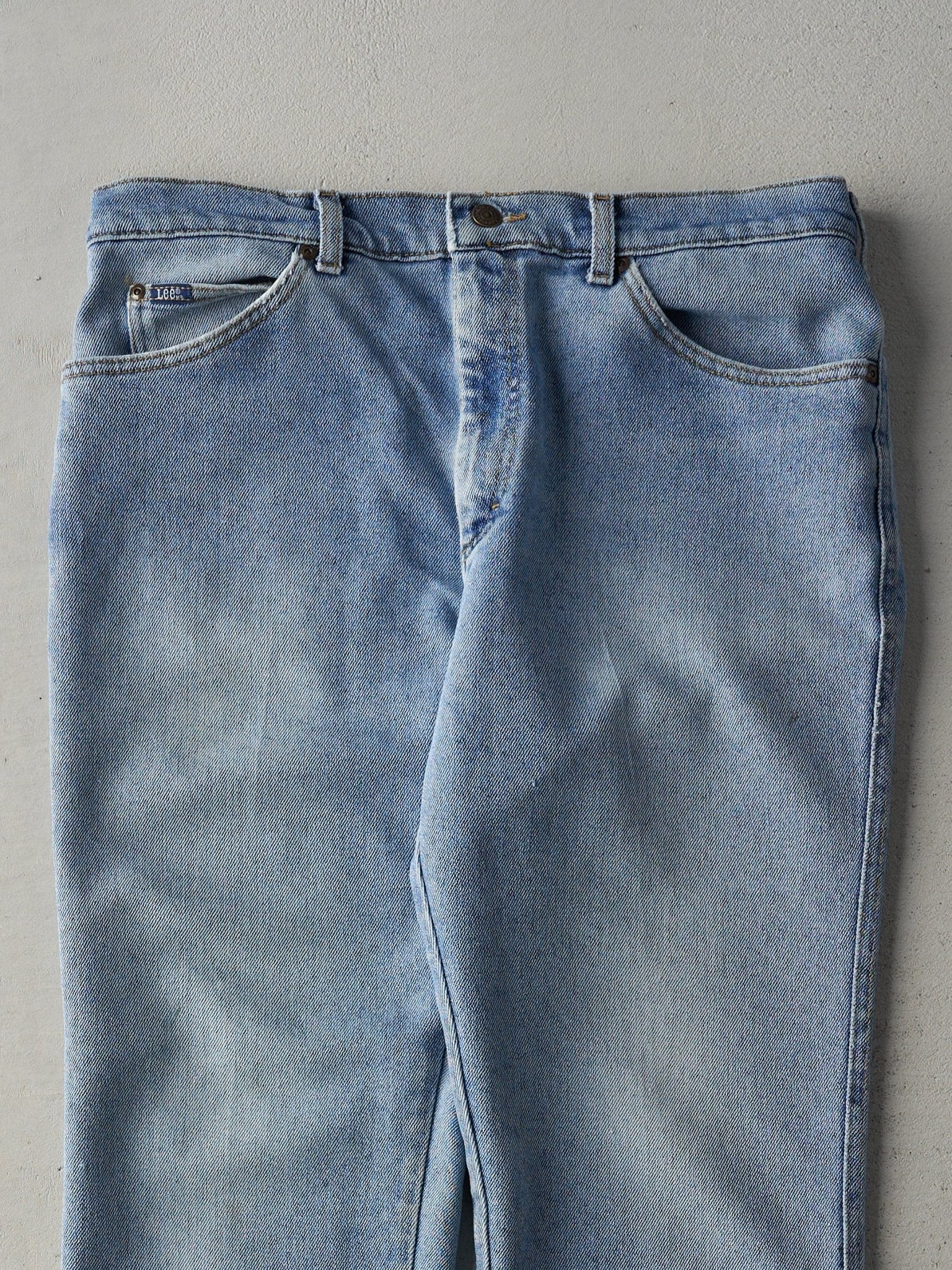 Vintage 80s Light Wash Lee Jeans (34x30)
