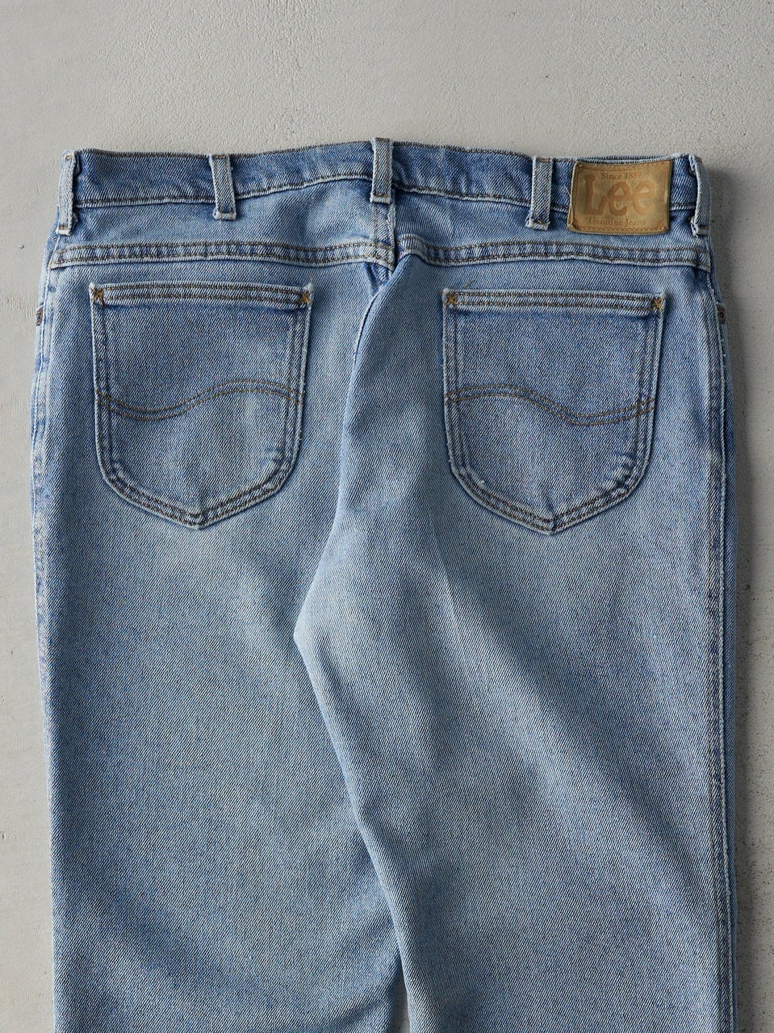 1980’s LEE 200 DENIM PANT W34 L29.5 USED 1980's LEE 200 DENIM PANT W34 L29.5 USED 1990s Lee 200 Damaged