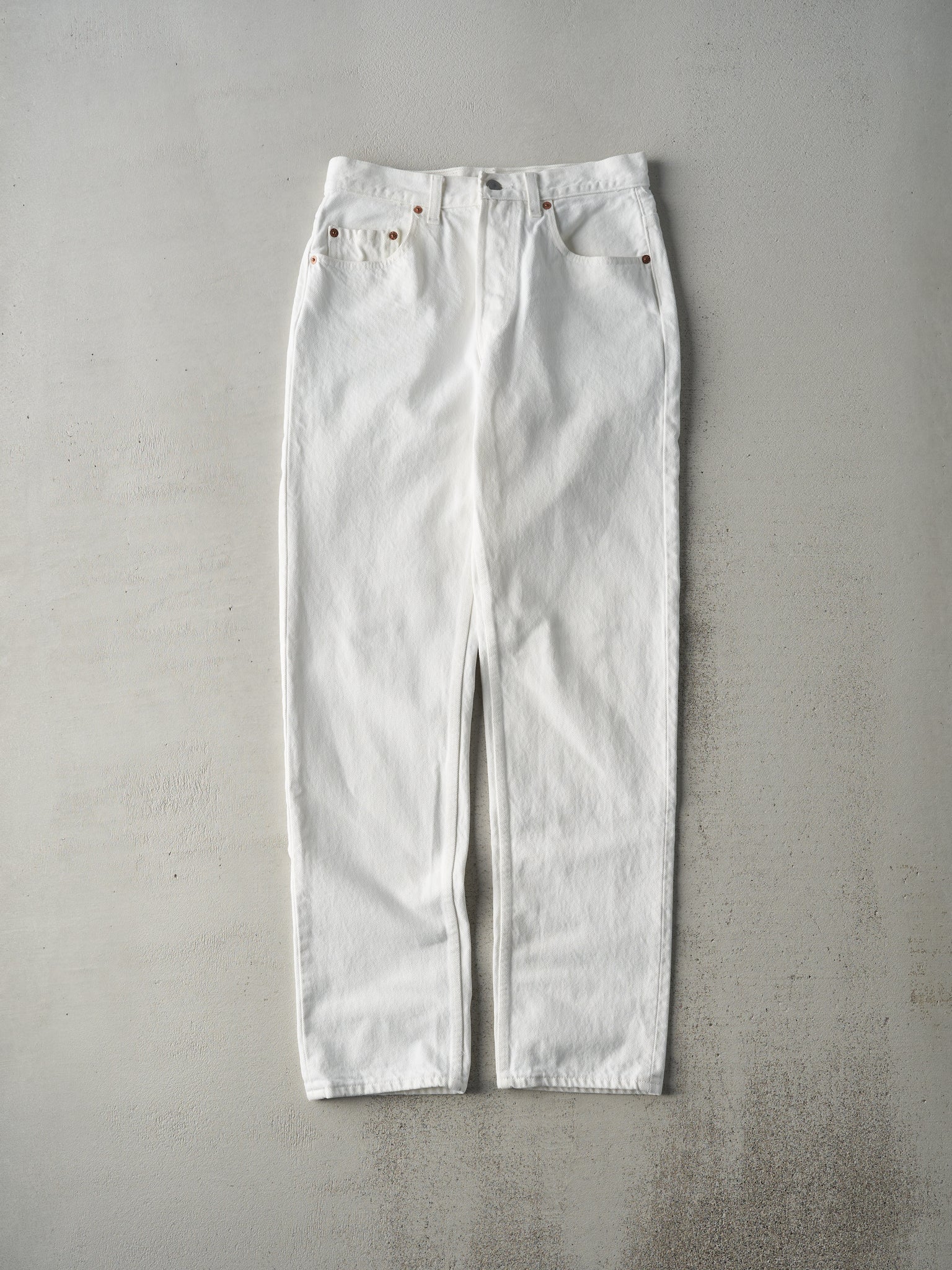 Vintage 90s White Levi's 501 Denim Pants (29x31)