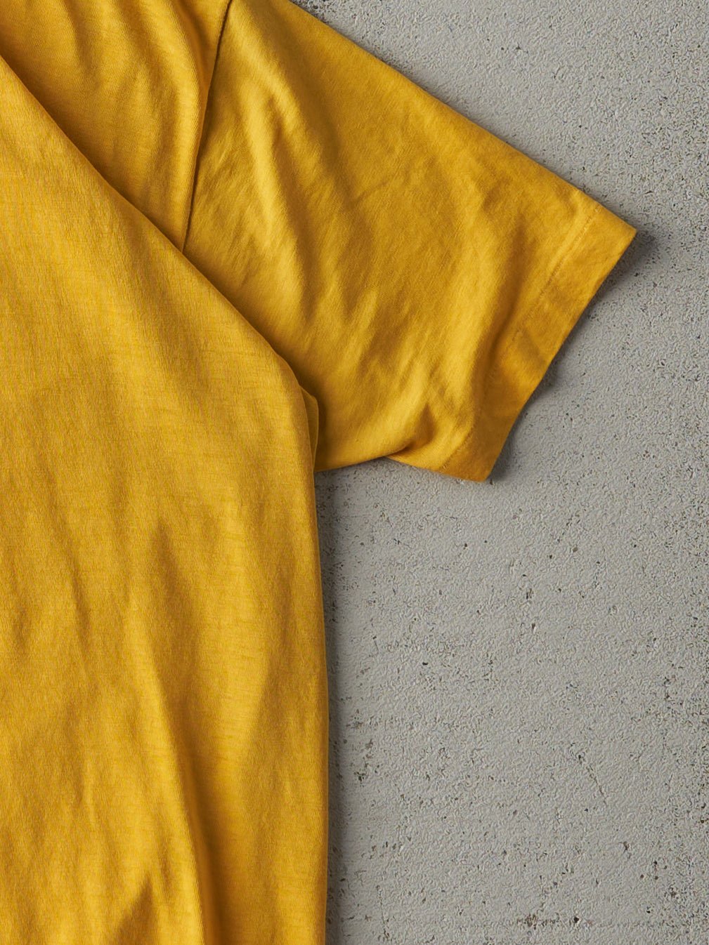 Vintage 70s Yellow SHS Emblem Tee (M)