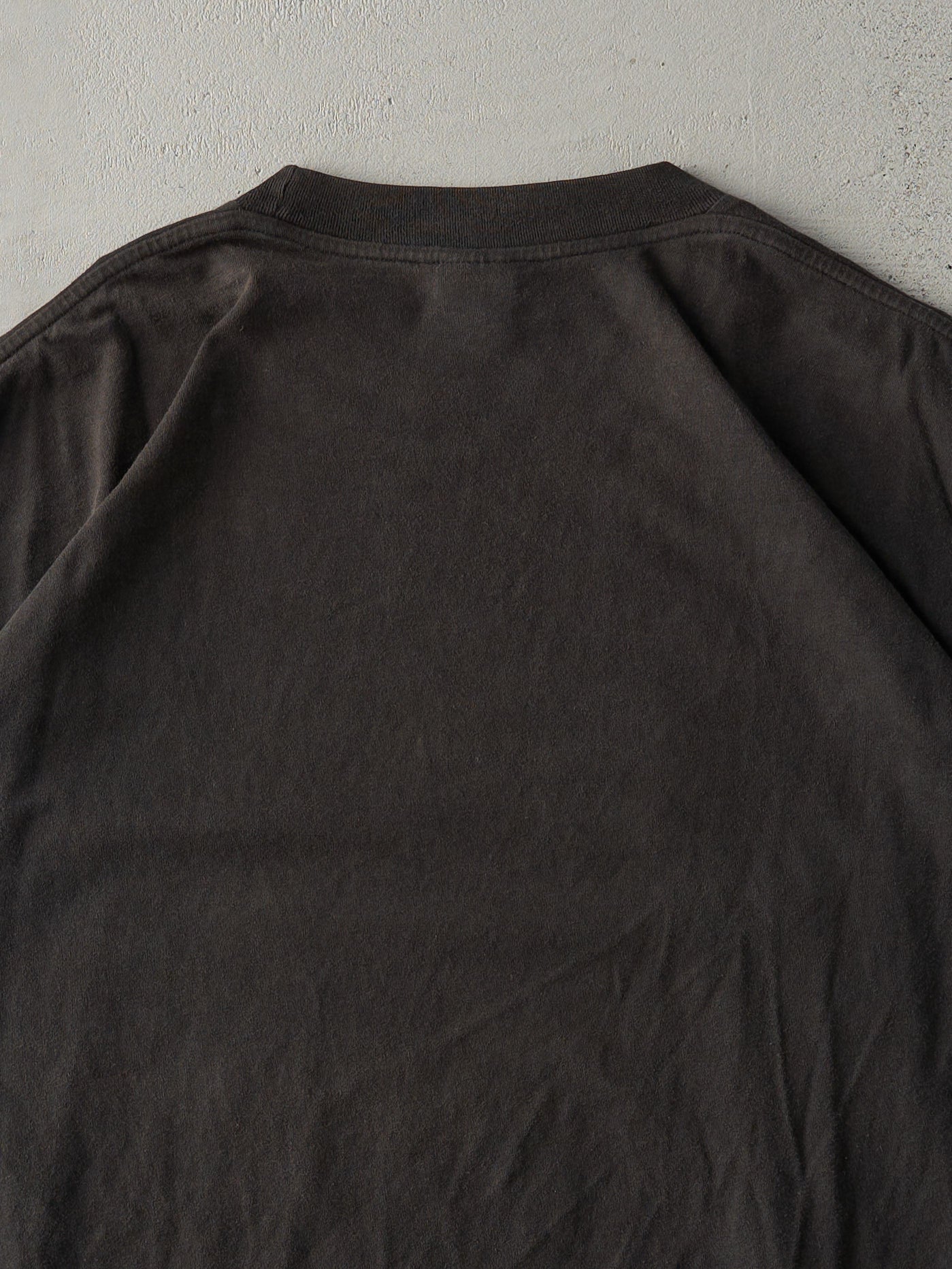 Vintage 90s Black Nike Swoosh Tee (L)