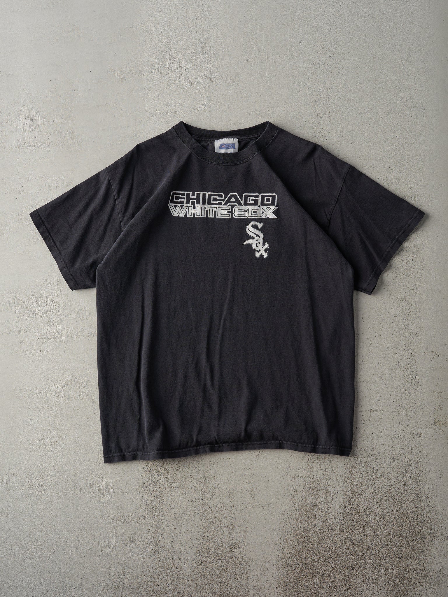 Vintage 90s Black Chicago White Sox Tee (M)