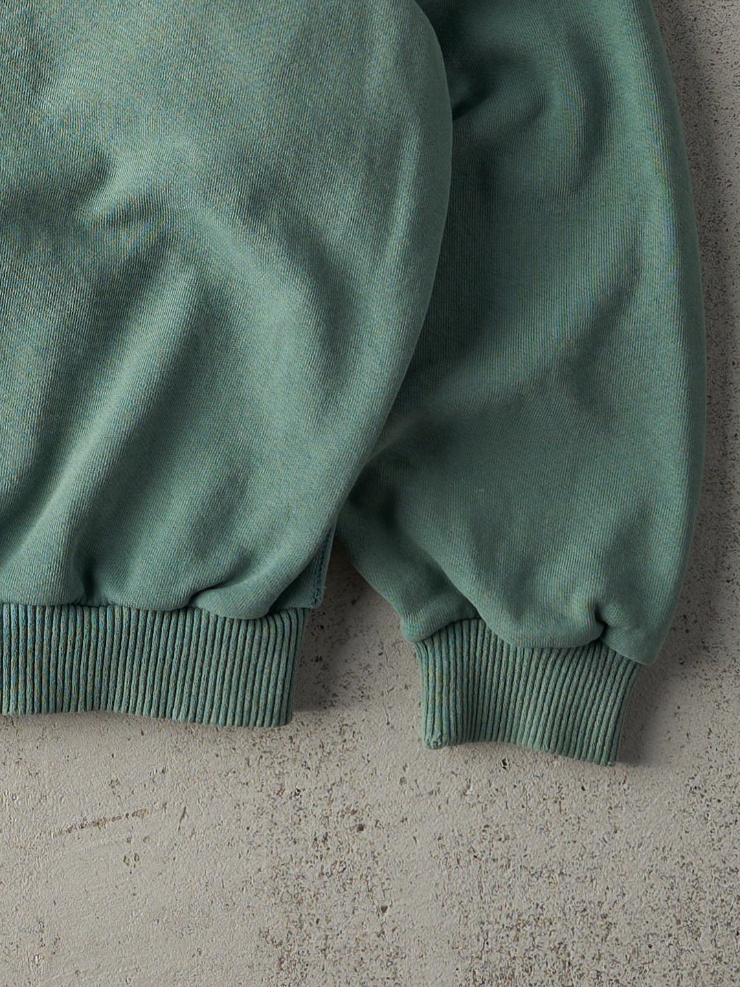 Vintage 90s Washed Green Northern Reflections Embroidered Logo Crewneck (L)