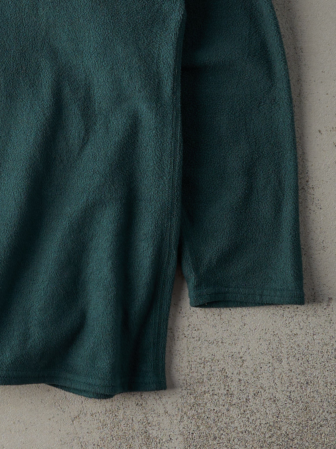 Vintage 90s Forest Green Patagonia Fleece Quarter Button Sweater (L)