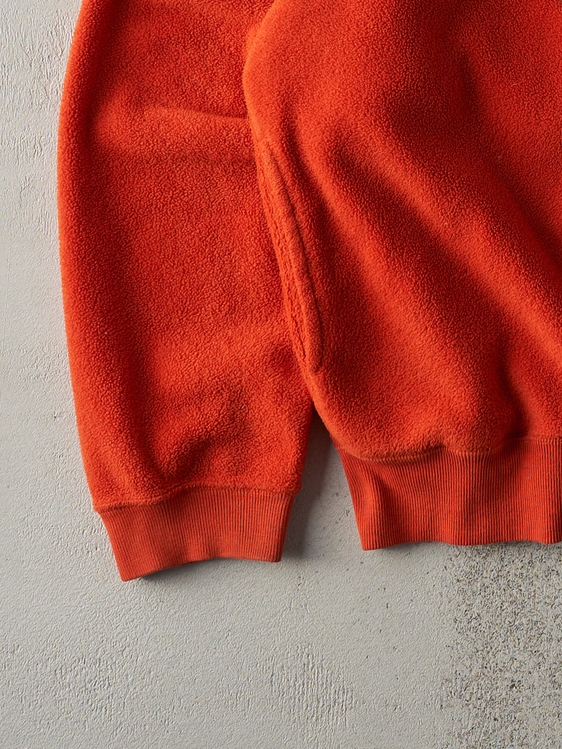 Vintage 90s Orange Gap Fleece Quarter Zip Crewneck (L)