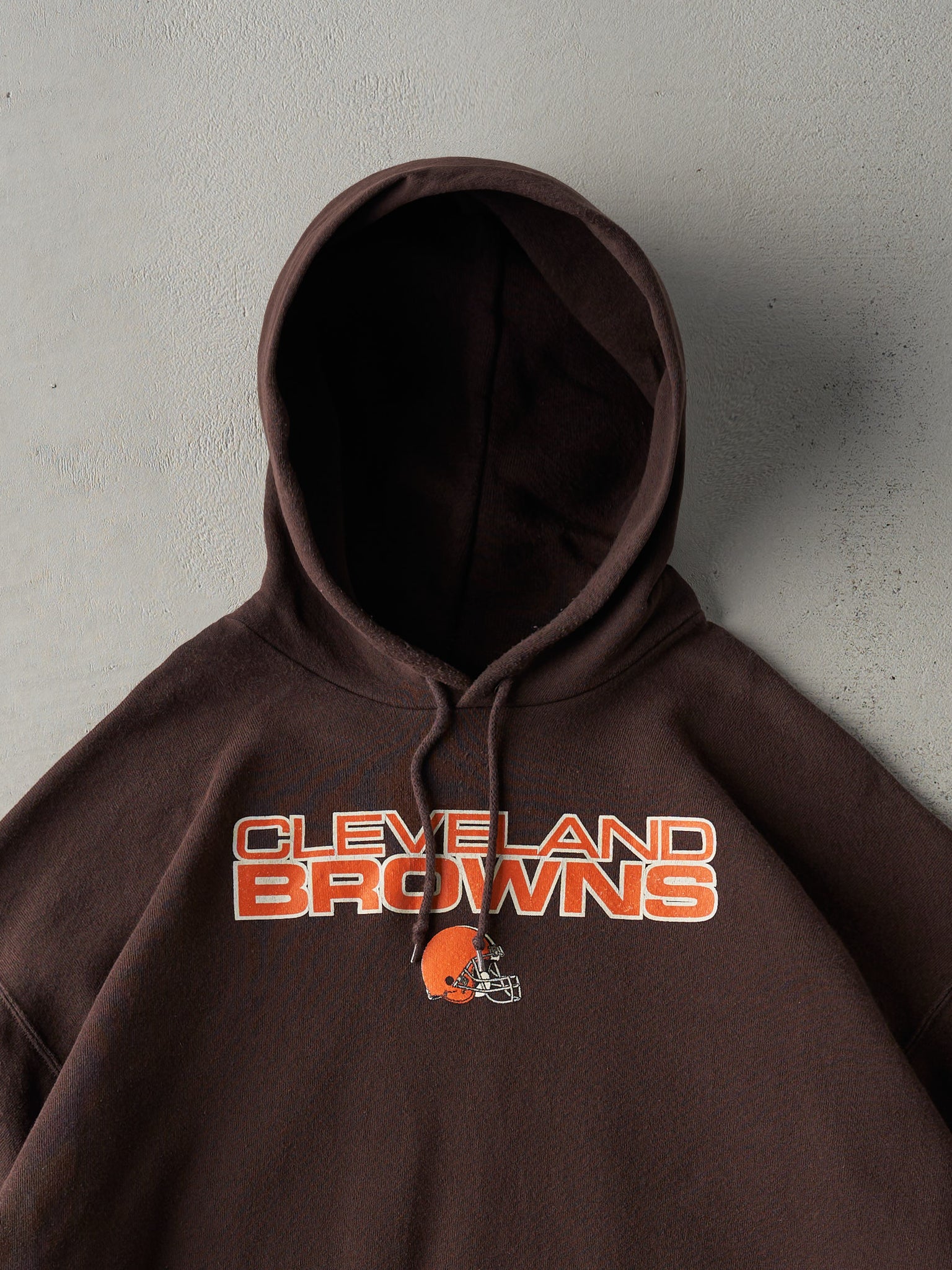 Vintage 90s Dark Brown Cleveland Browns Hoodie (L)