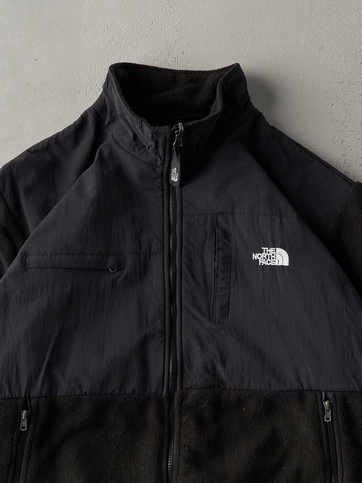 Vintage Y2K Black The North Face Fleece Denali Jacket (L/XL)