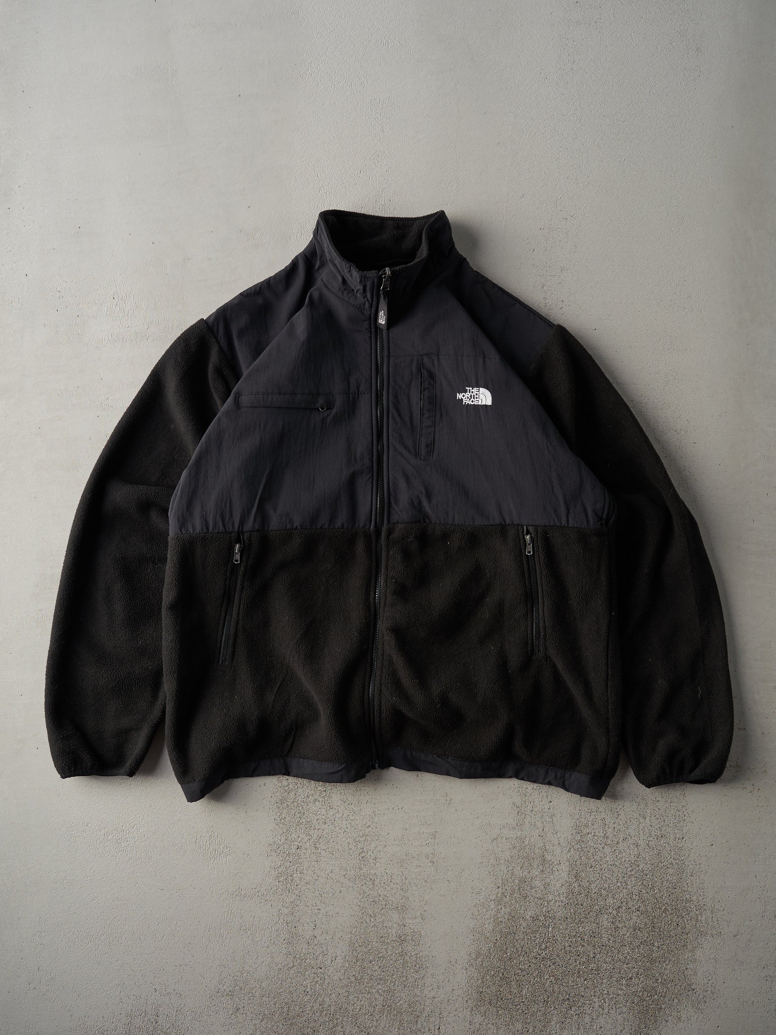 Vintage Y2K Black The North Face Fleece Denali Jacket (L/XL)