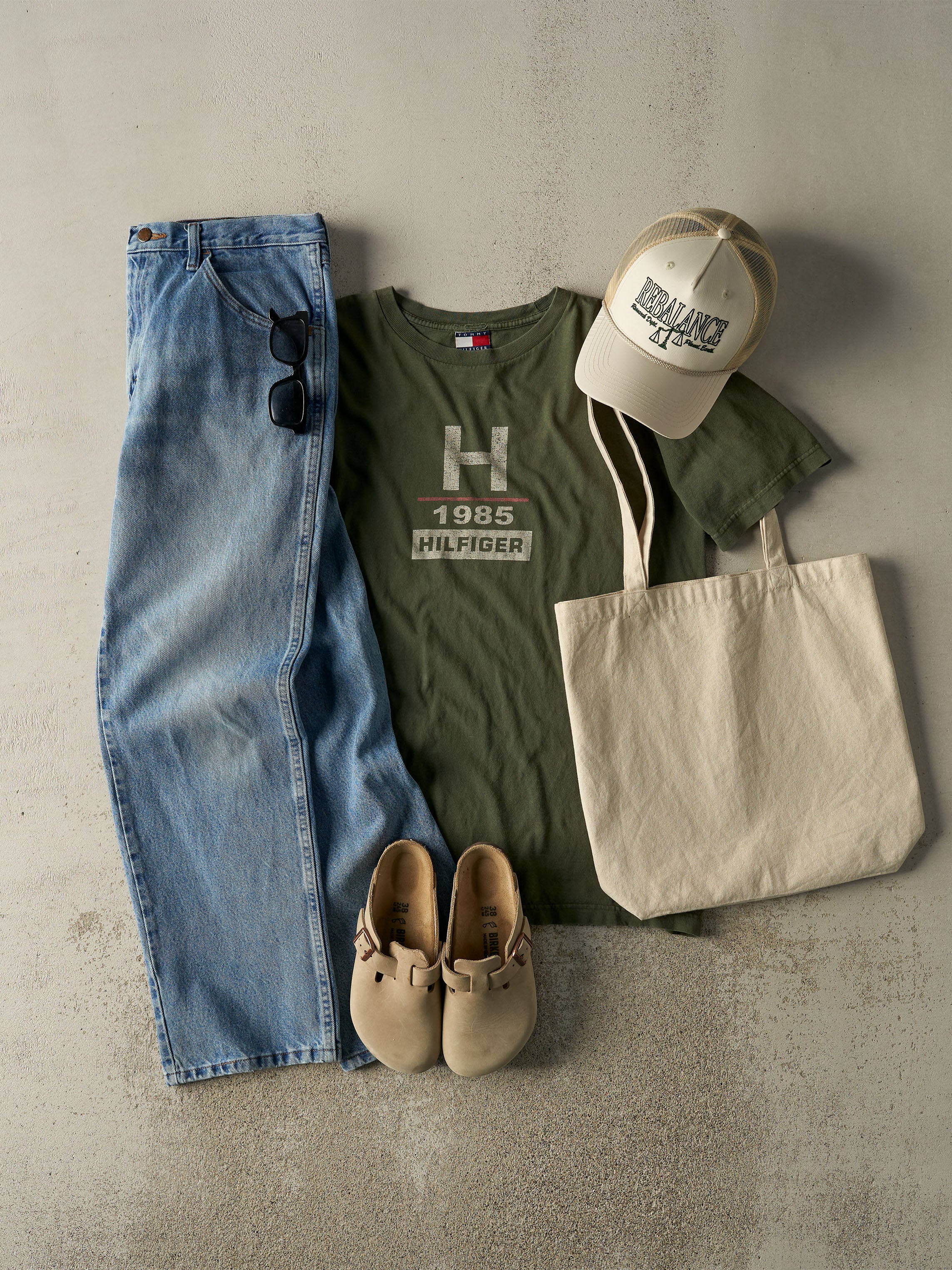 Vintage 90s Light Wash Rustler Jeans (34x29.5)
