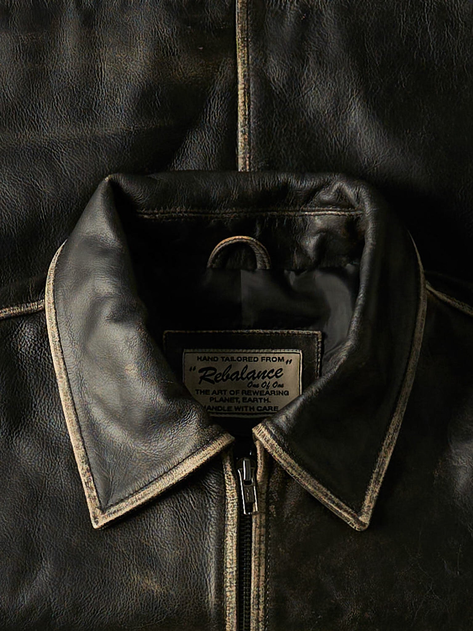 Heritage Leather Jacket - Jet Black